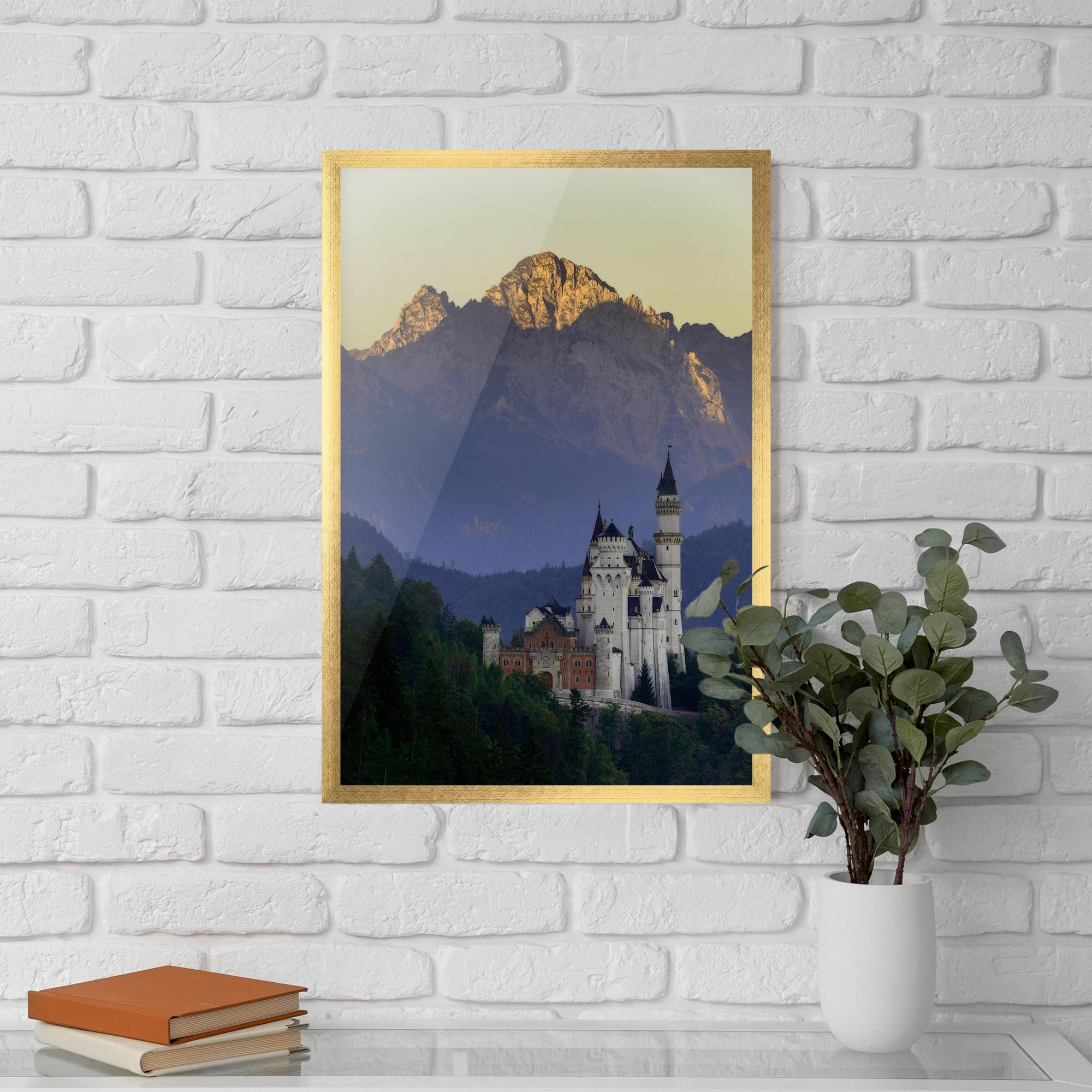 Рамкиран постер Neuschwanstein Castle mockup 5