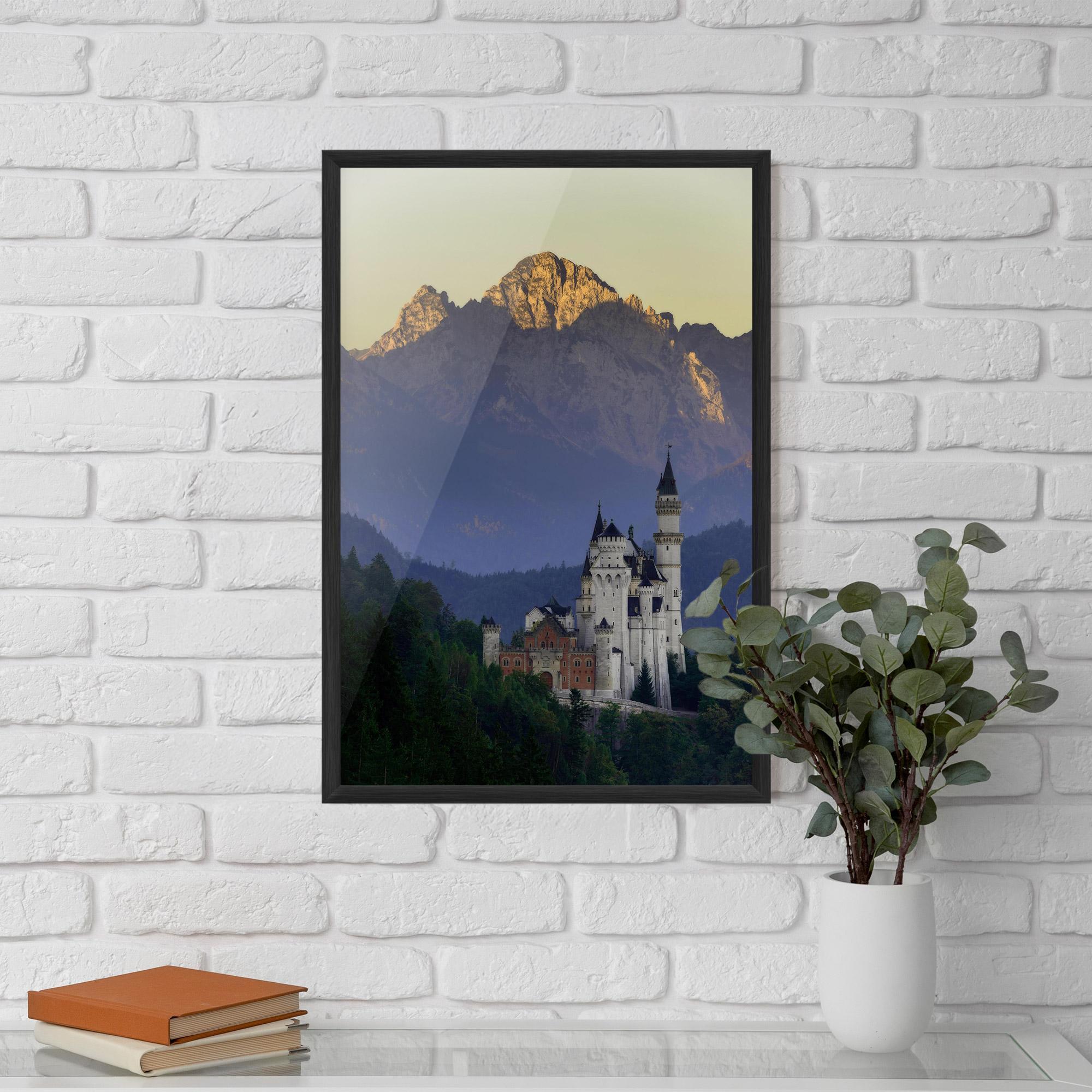 Рамкиран постер Neuschwanstein Castle mockup 5