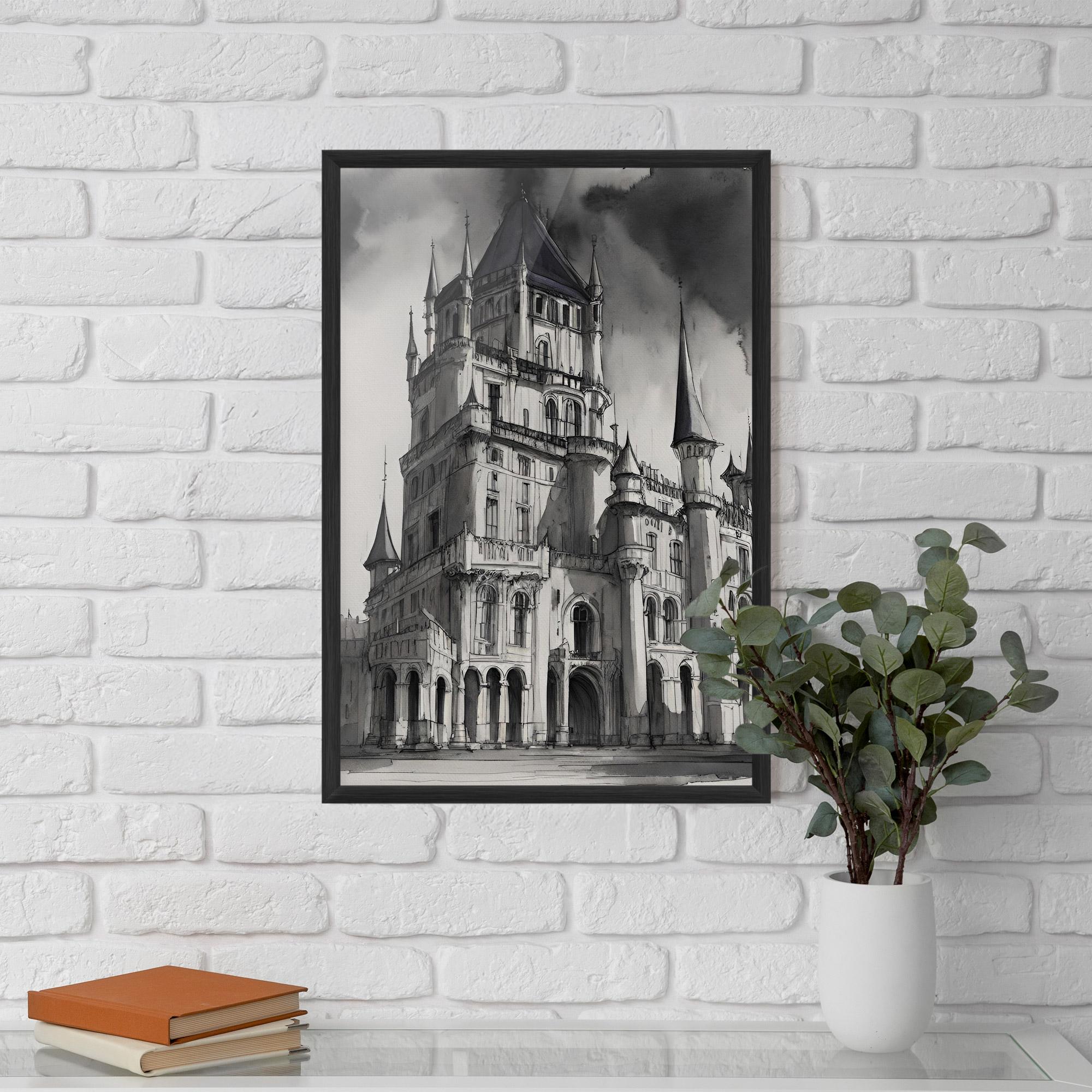 Рамкиран постер Palace Versailles mockup 5