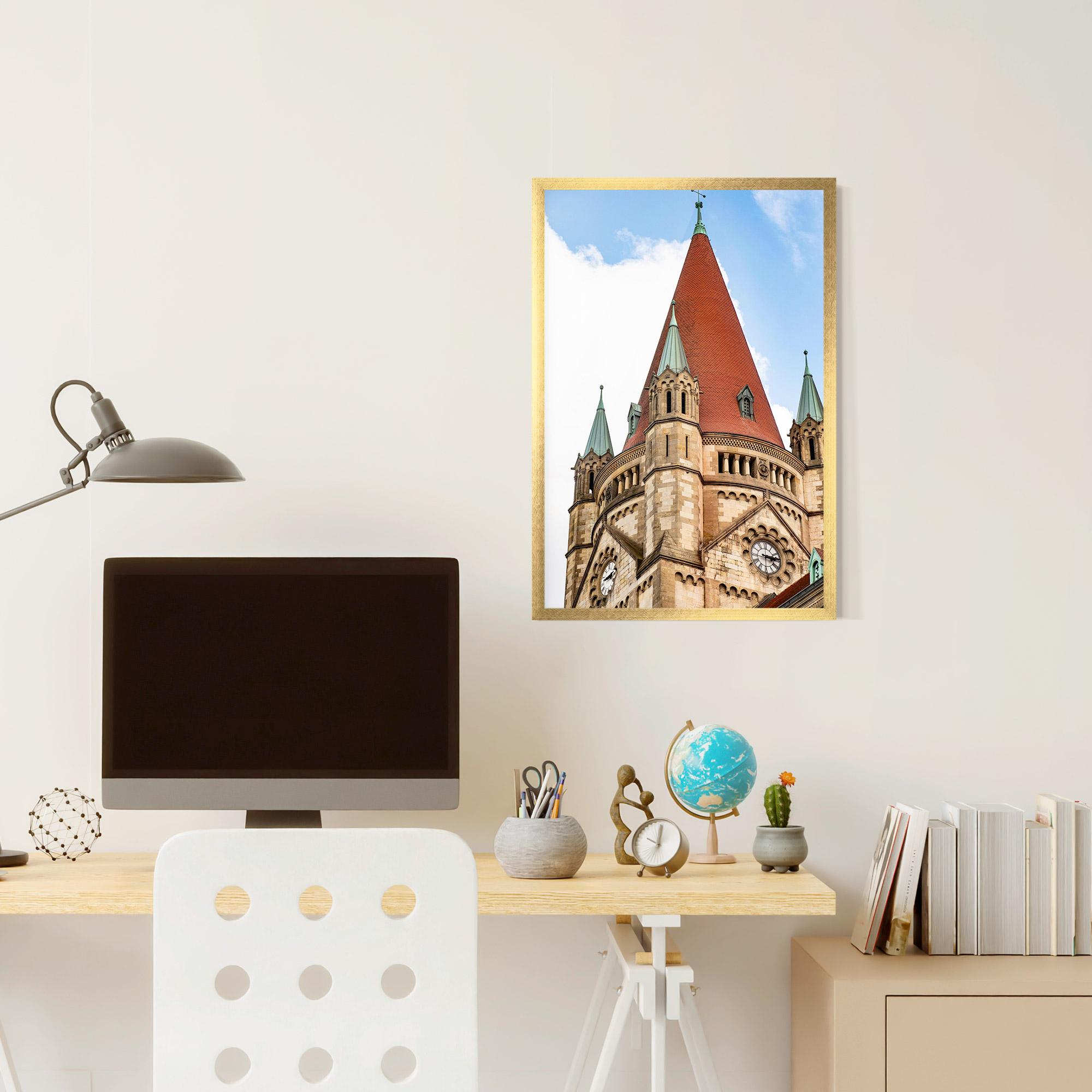 Рамкиран постер Church Vienna mockup 6