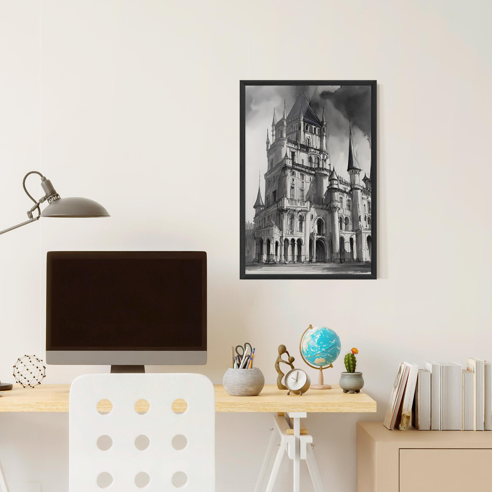 Рамкиран постер Palace Versailles mockup 6