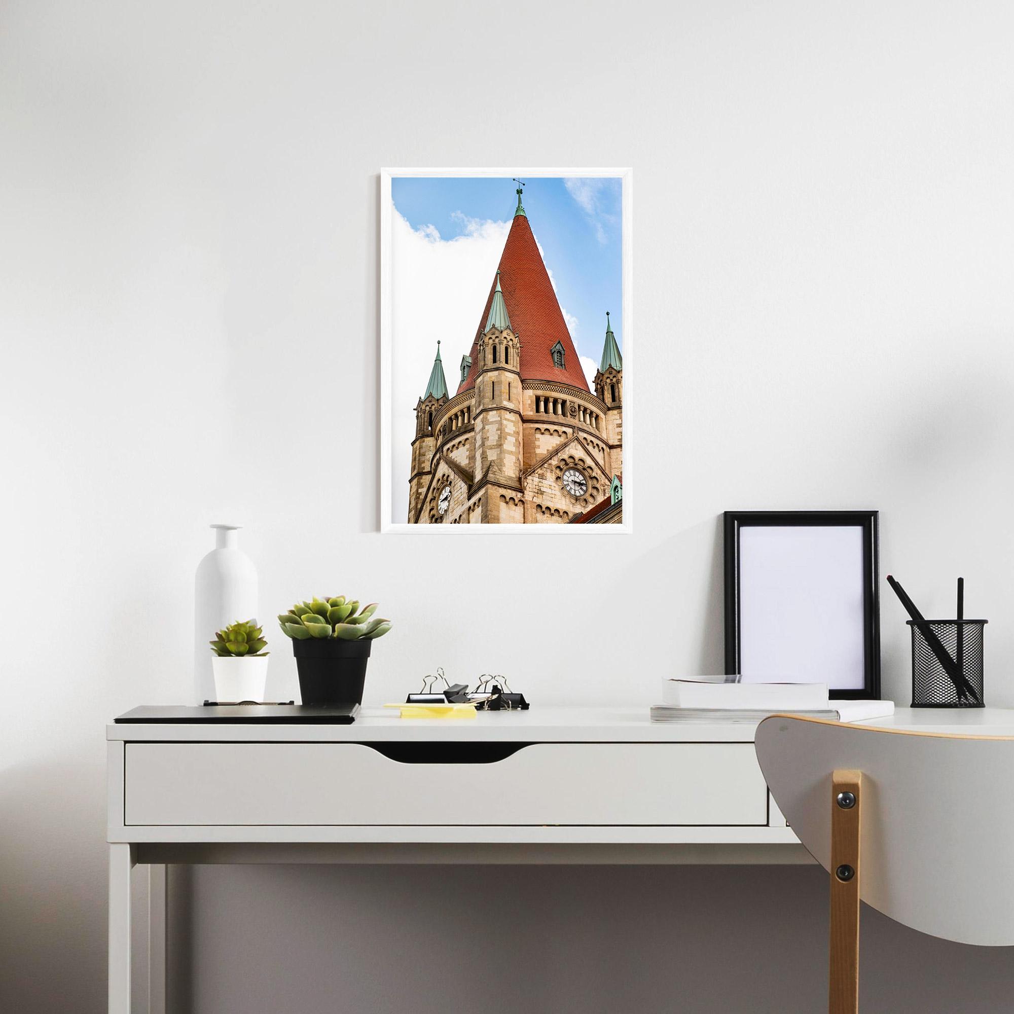 Рамкиран постер Church Vienna mockup 7