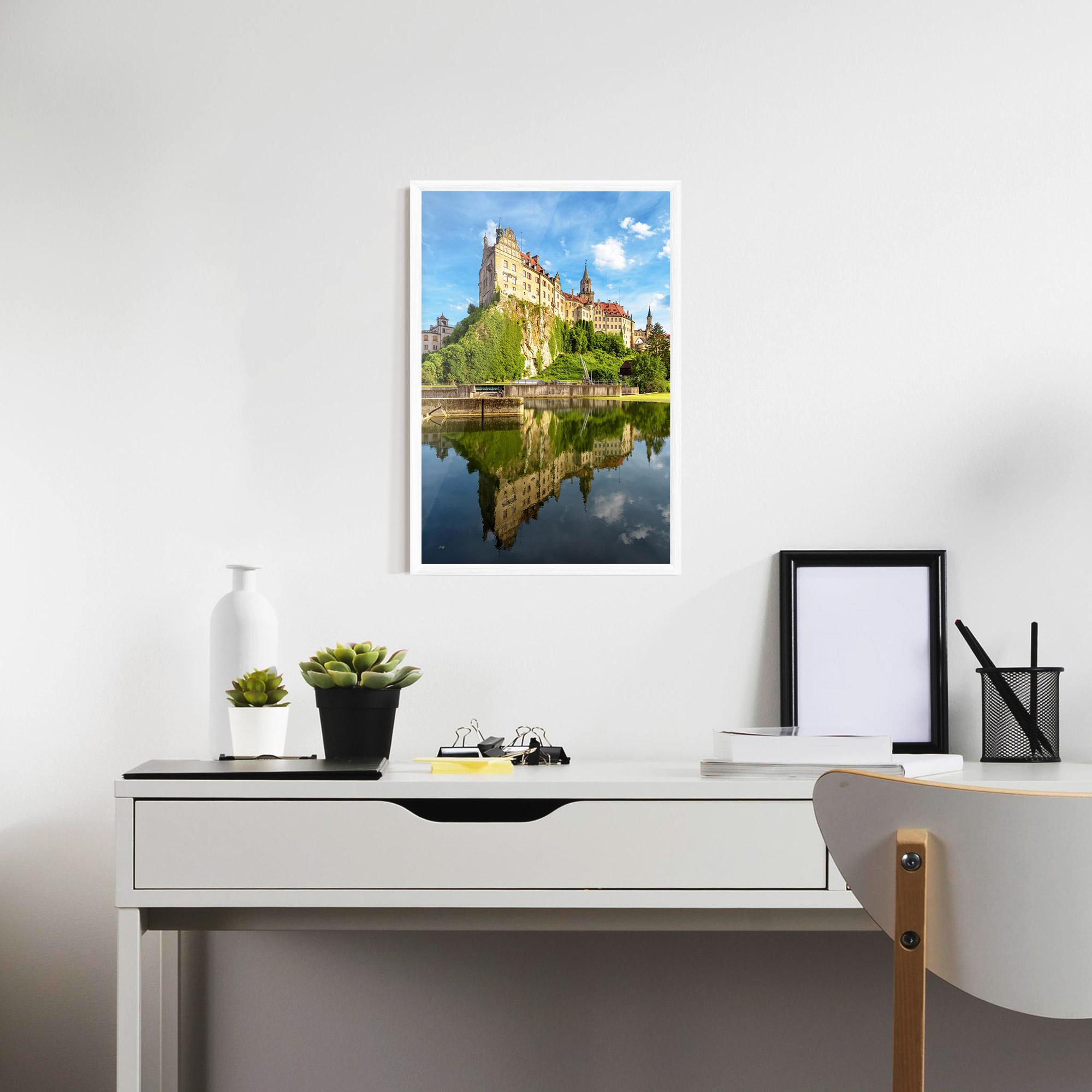 Рамкиран постер Sigmaringen Castle Germany mockup 7