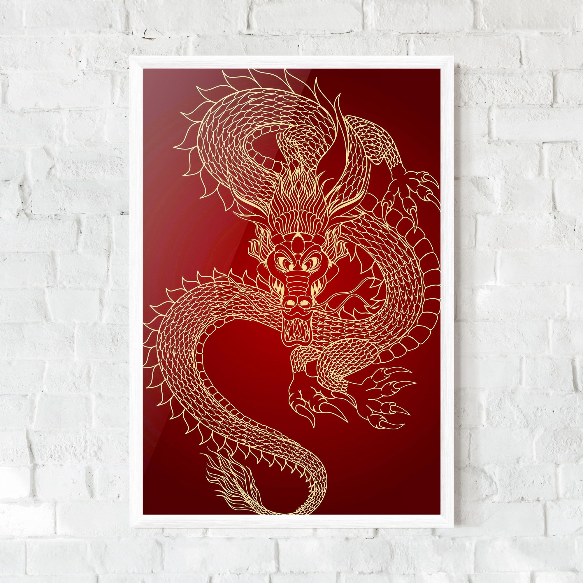 Traditional Dragon mockup 0