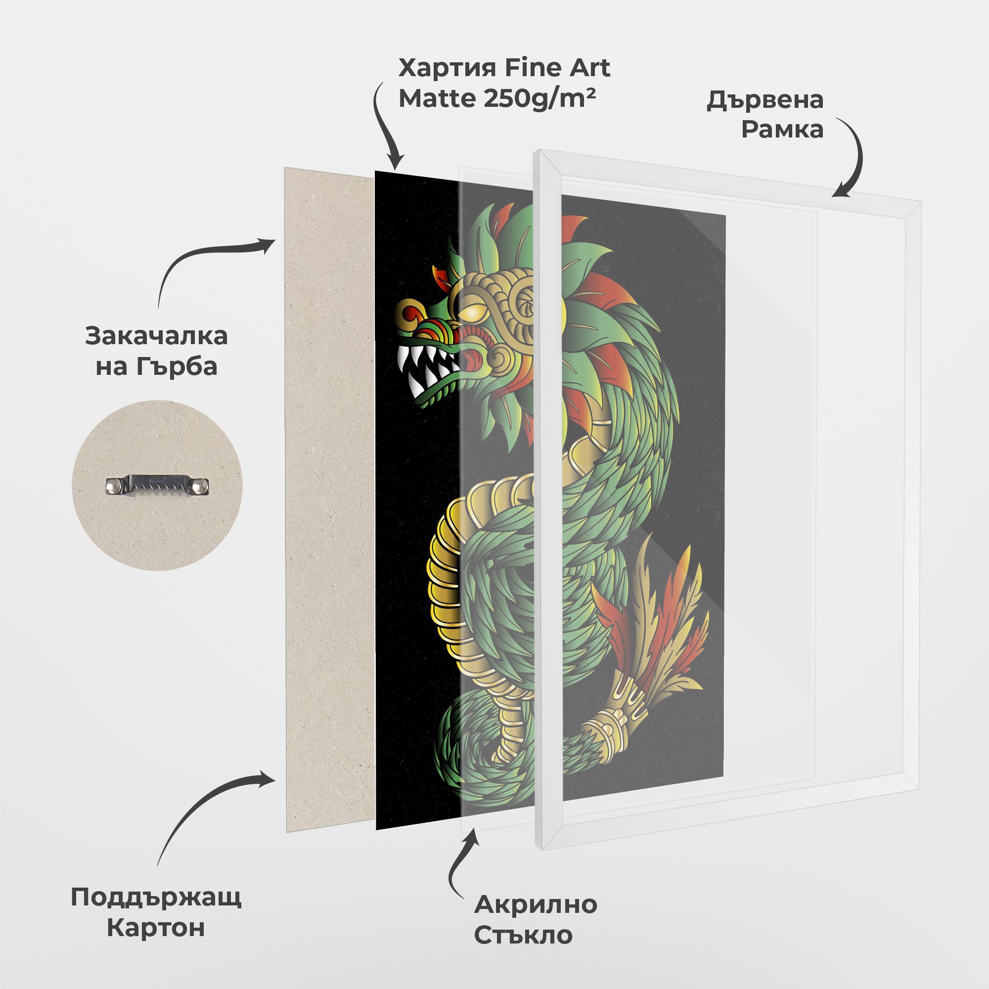 Green Yellow Dragon mockup 1