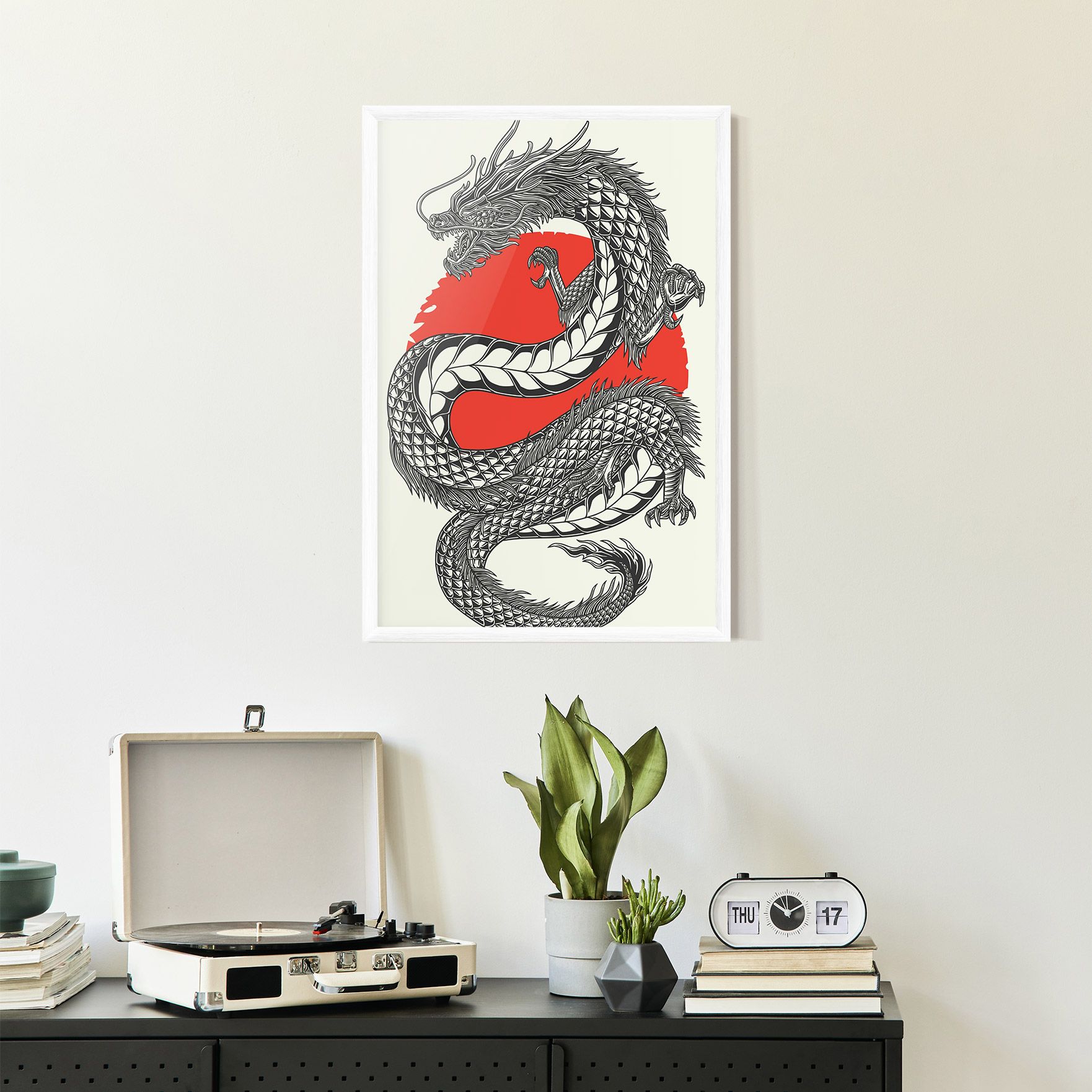 Red Moon Dragon mockup 2