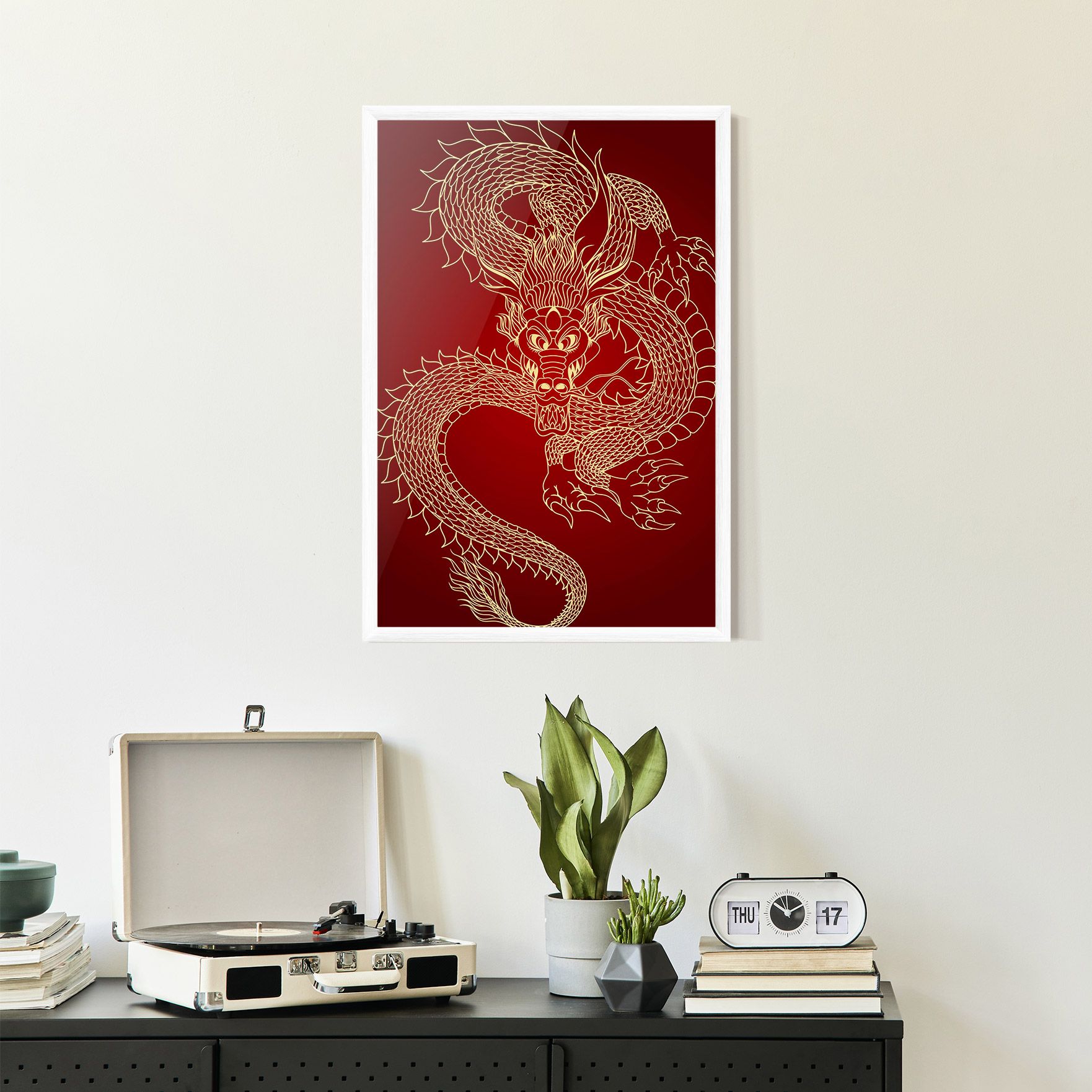 Traditional Dragon mockup 2
