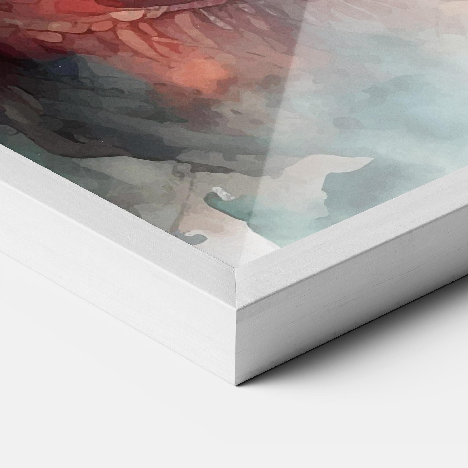 Рамкиран постер Fire Dragon mockup 3