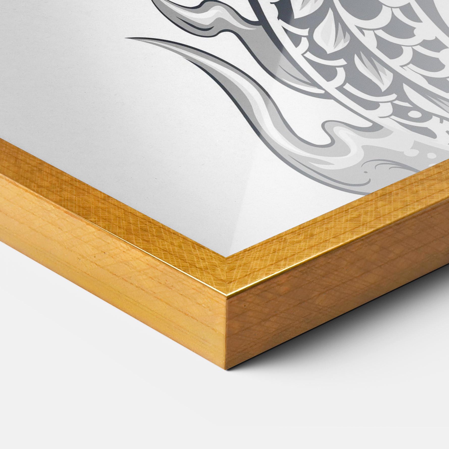 Рамкиран постер Dragon Line mockup 3