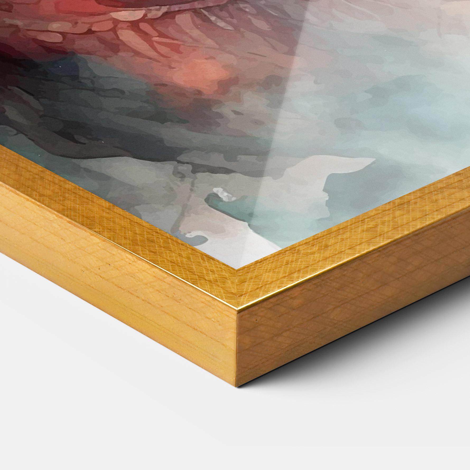 Рамкиран постер Fire Dragon mockup 3