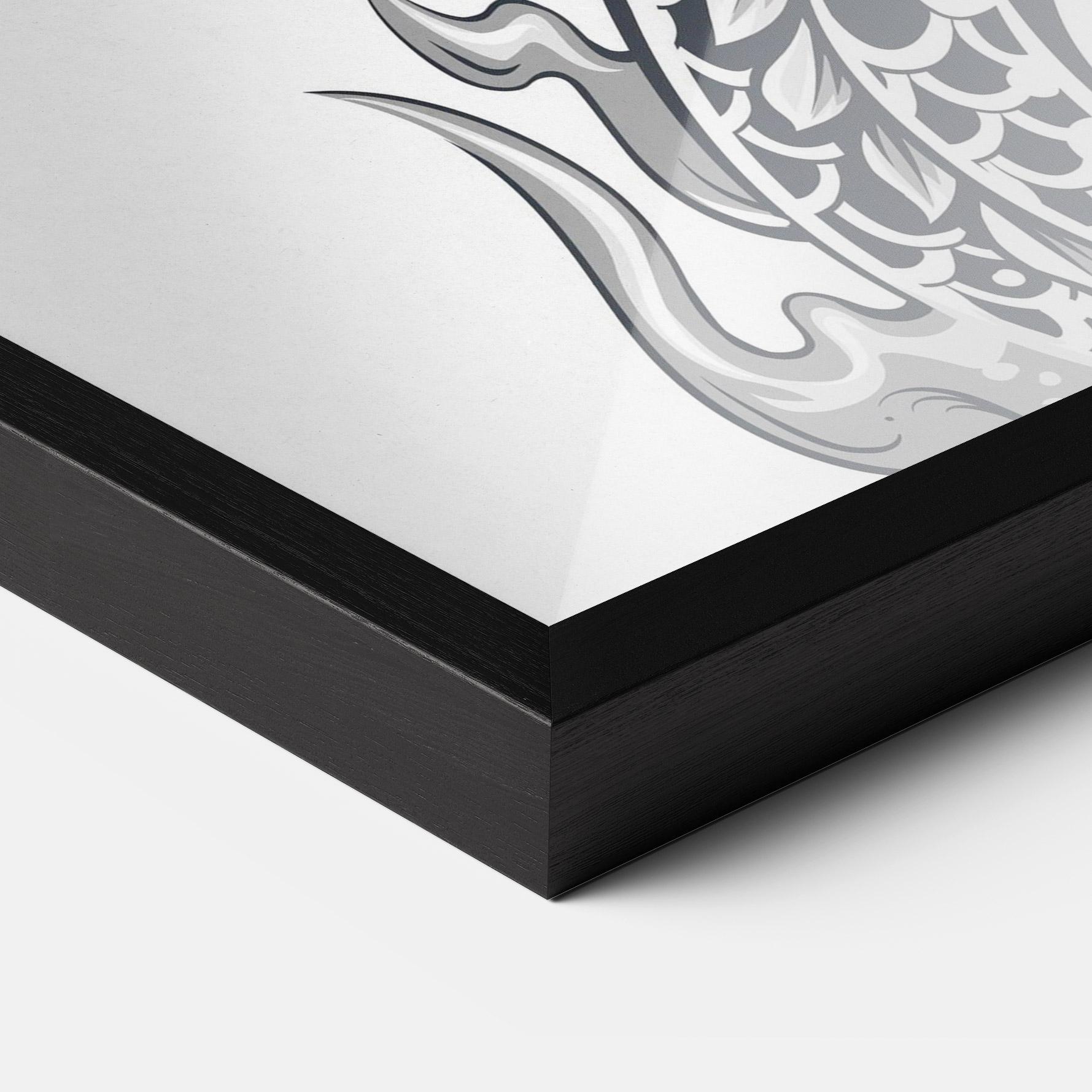 Рамкиран постер Dragon Line mockup 3