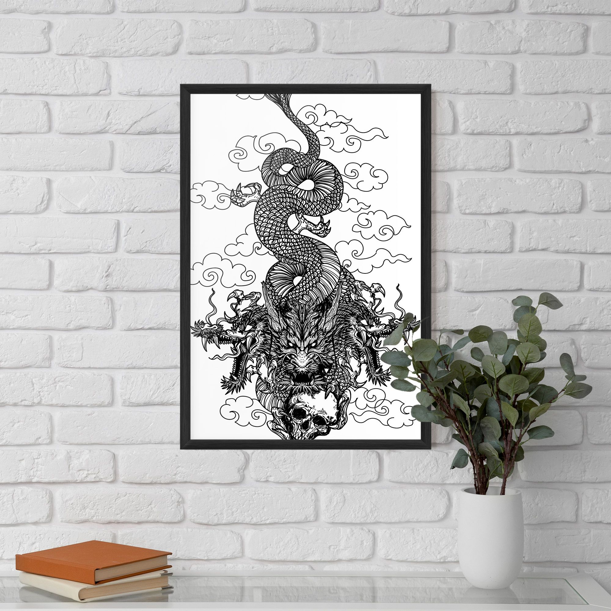 Skull Dragon mockup 5