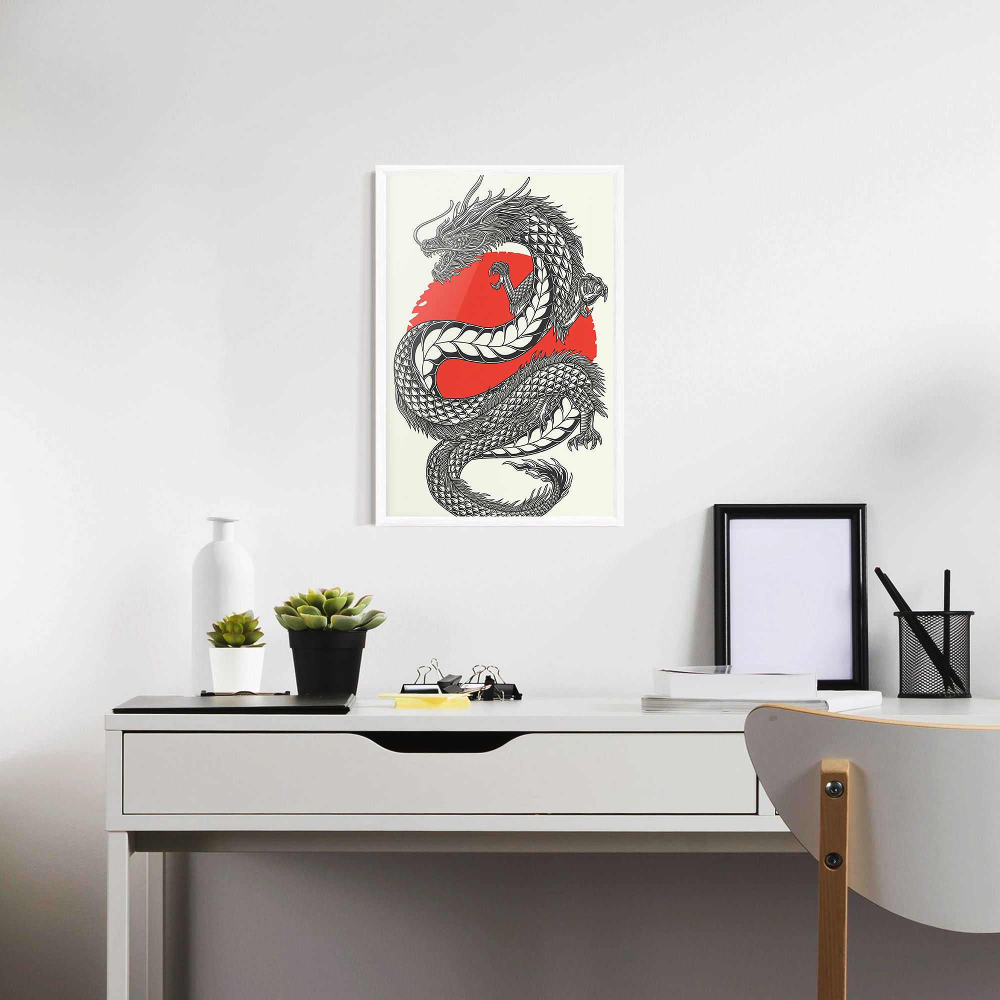 Red Moon Dragon mockup 7