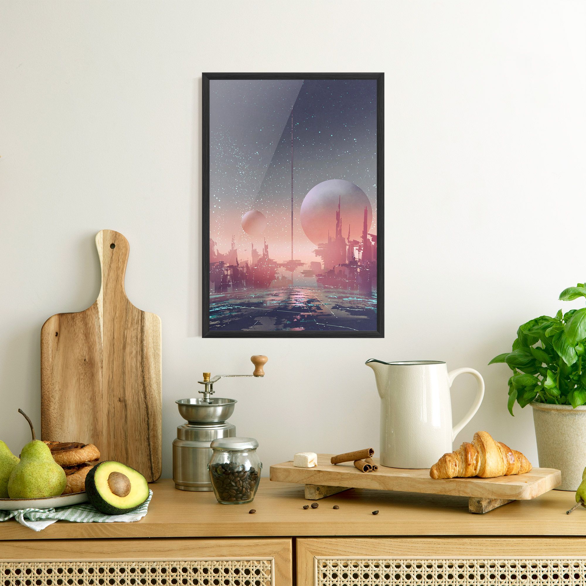 Futuristic Alien Buildings mockup 8