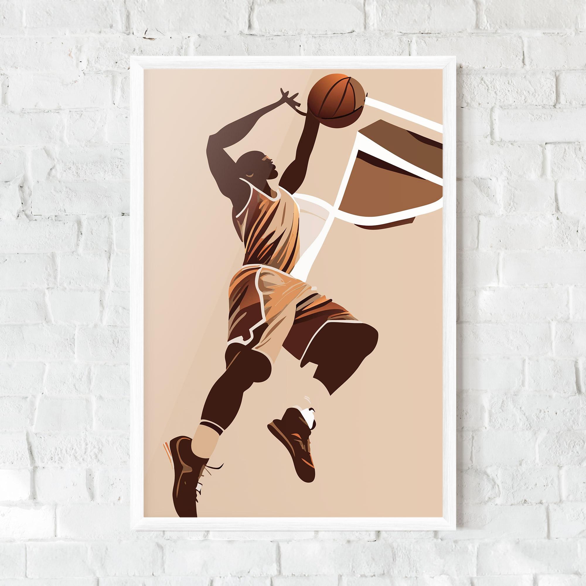 Рамкиран постер Cream Basket mockup 0