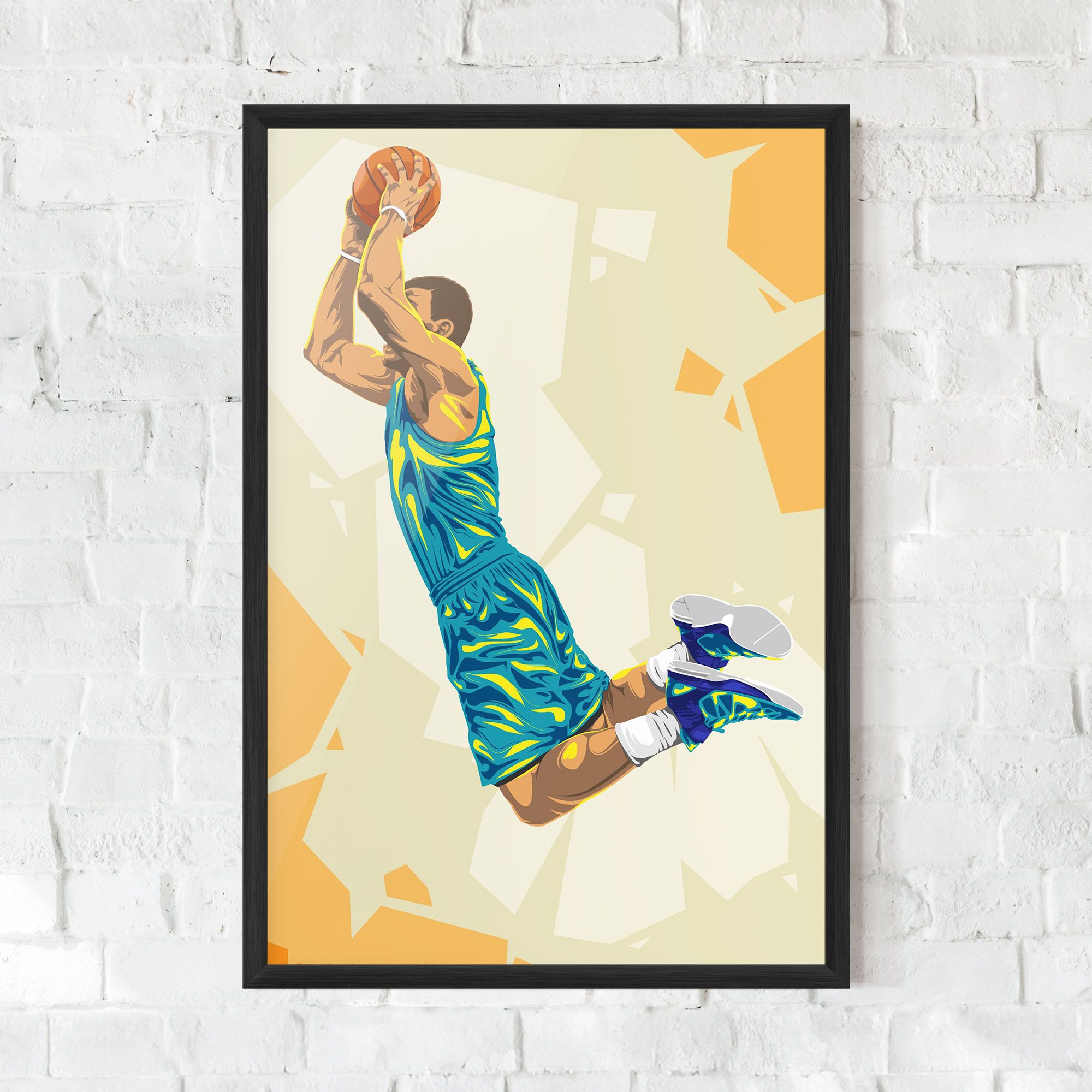 Basketball Dunk Pose mockup 0