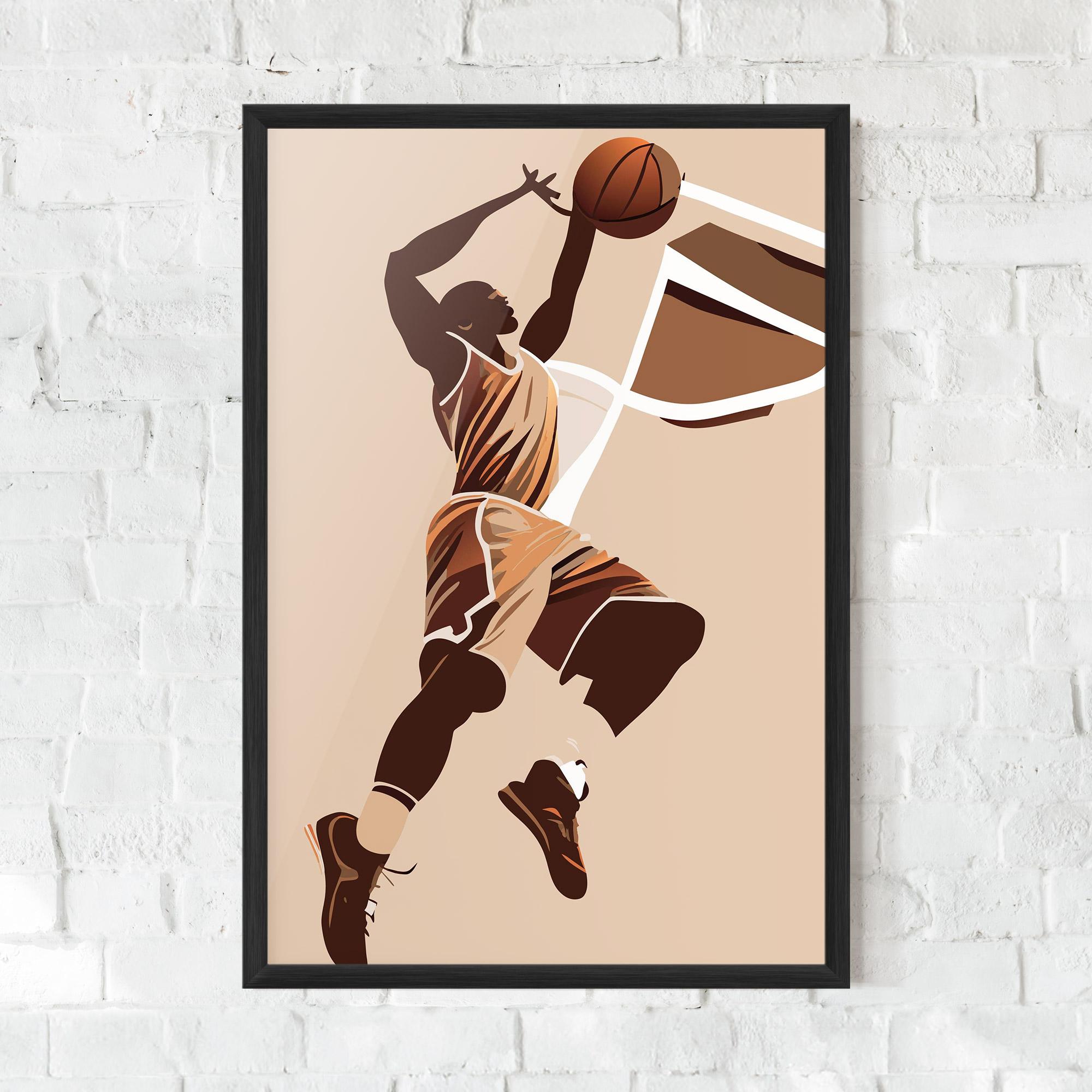 Рамкиран постер Cream Basket mockup 0