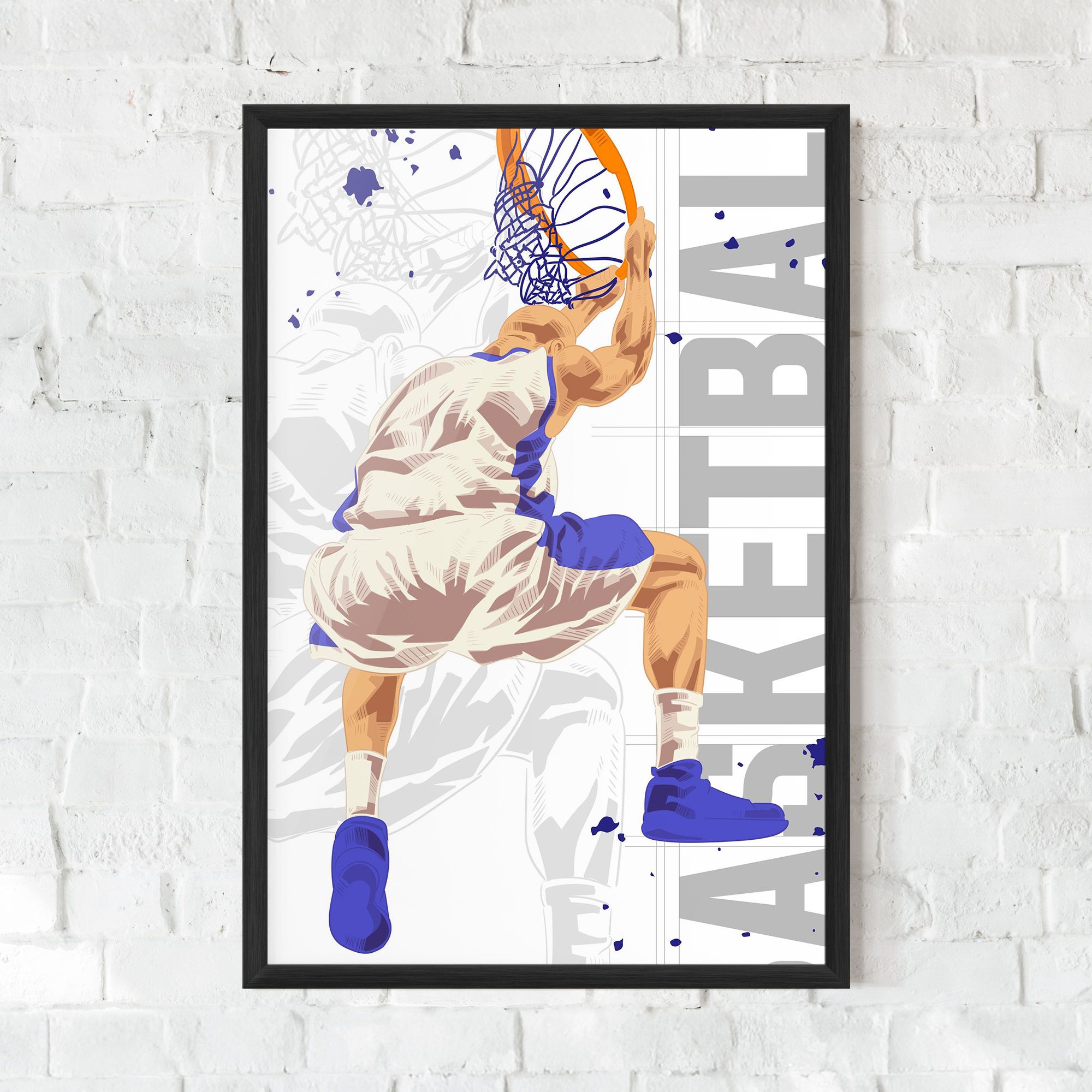 Grey Basketball mockup 0