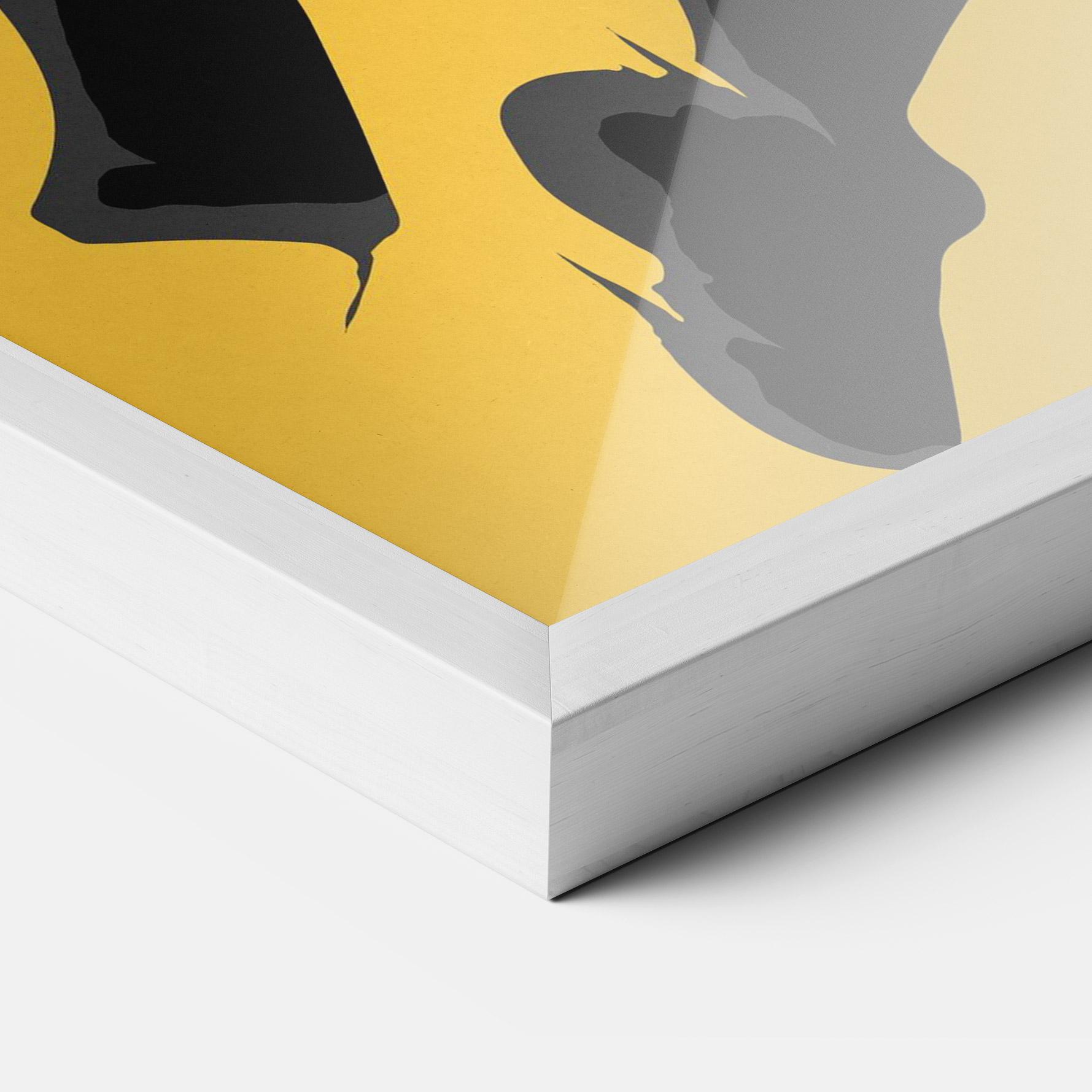 Рамкиран постер Basketball Smoke mockup 3