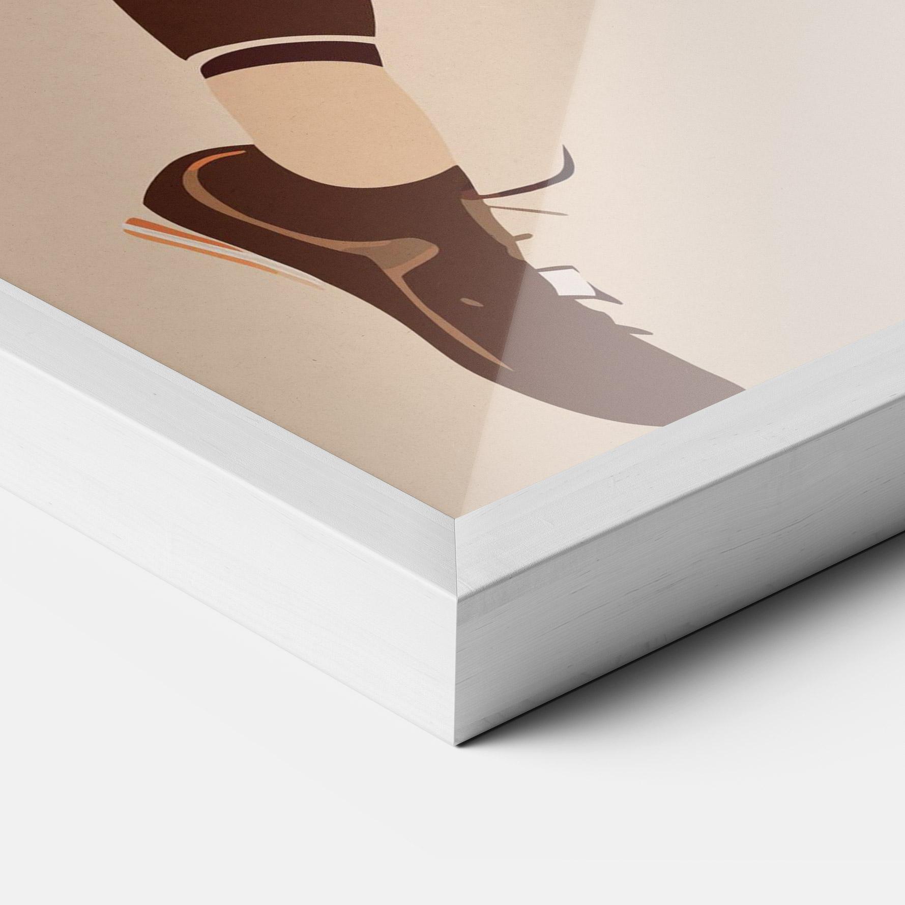 Рамкиран постер Cream Basket mockup 3