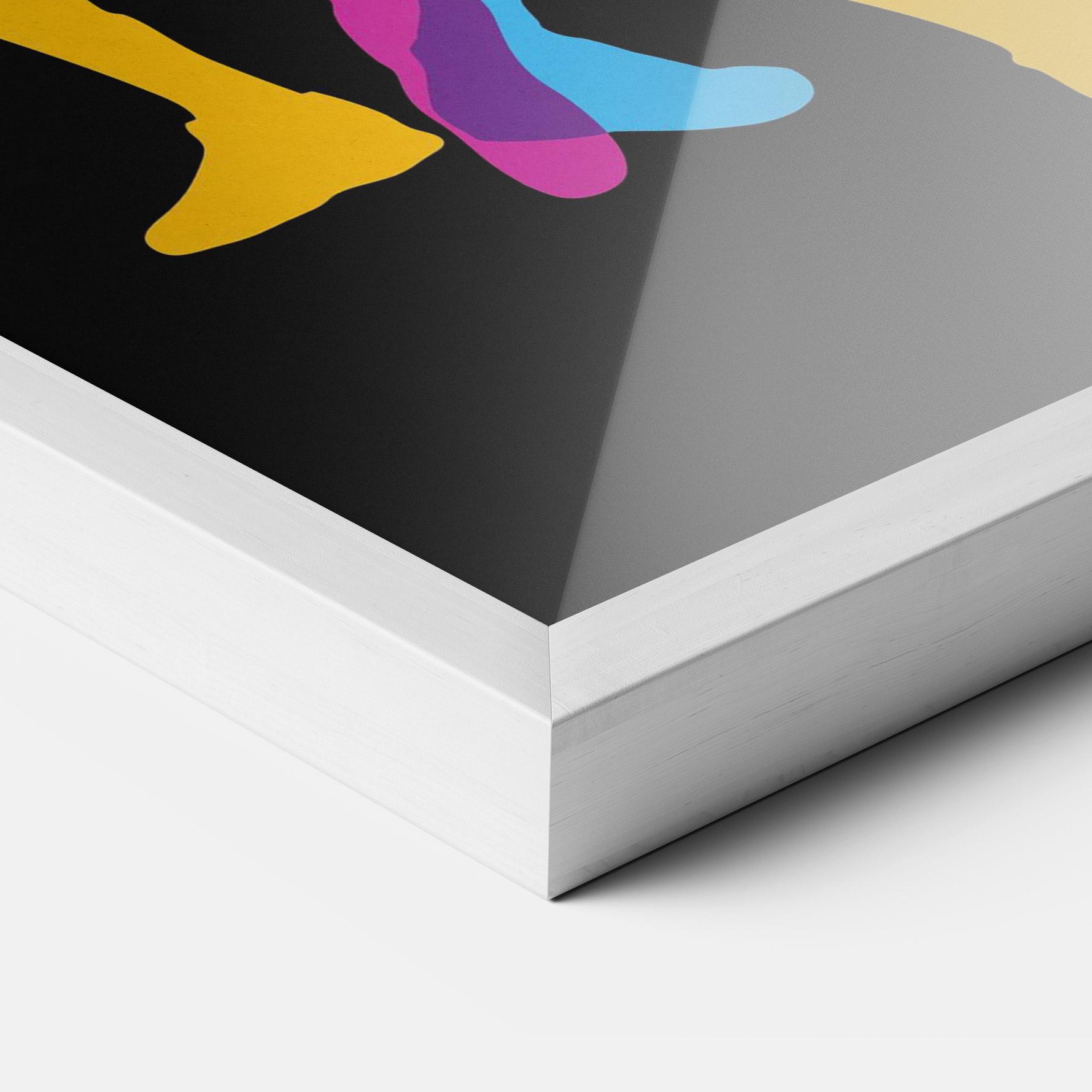 Рамкиран постер Three Basket Players mockup 3