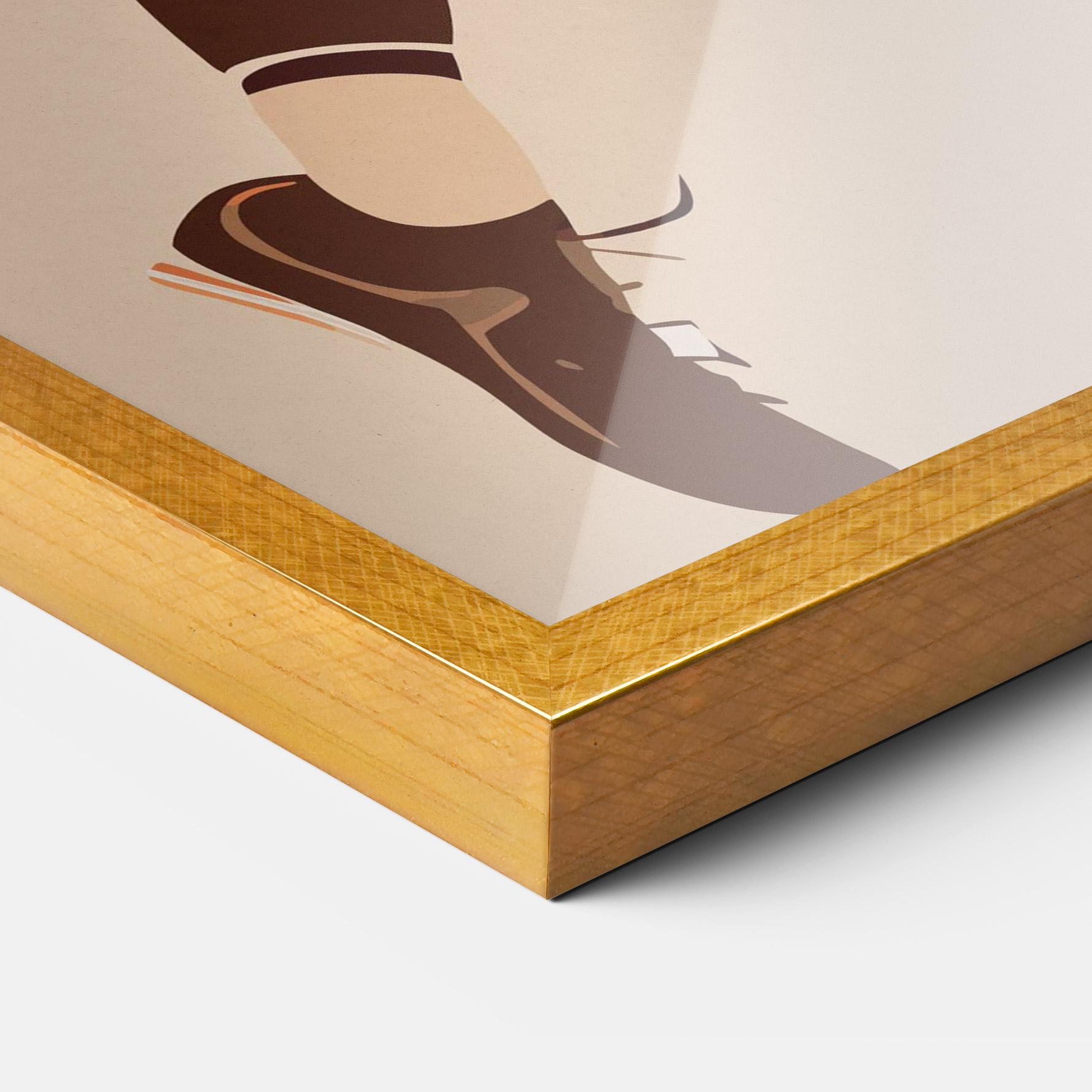 Рамкиран постер Cream Basket mockup 3