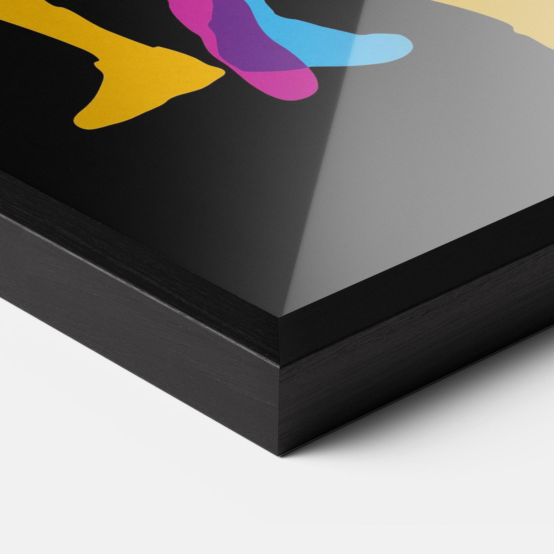 Рамкиран постер Three Basket Players mockup 3