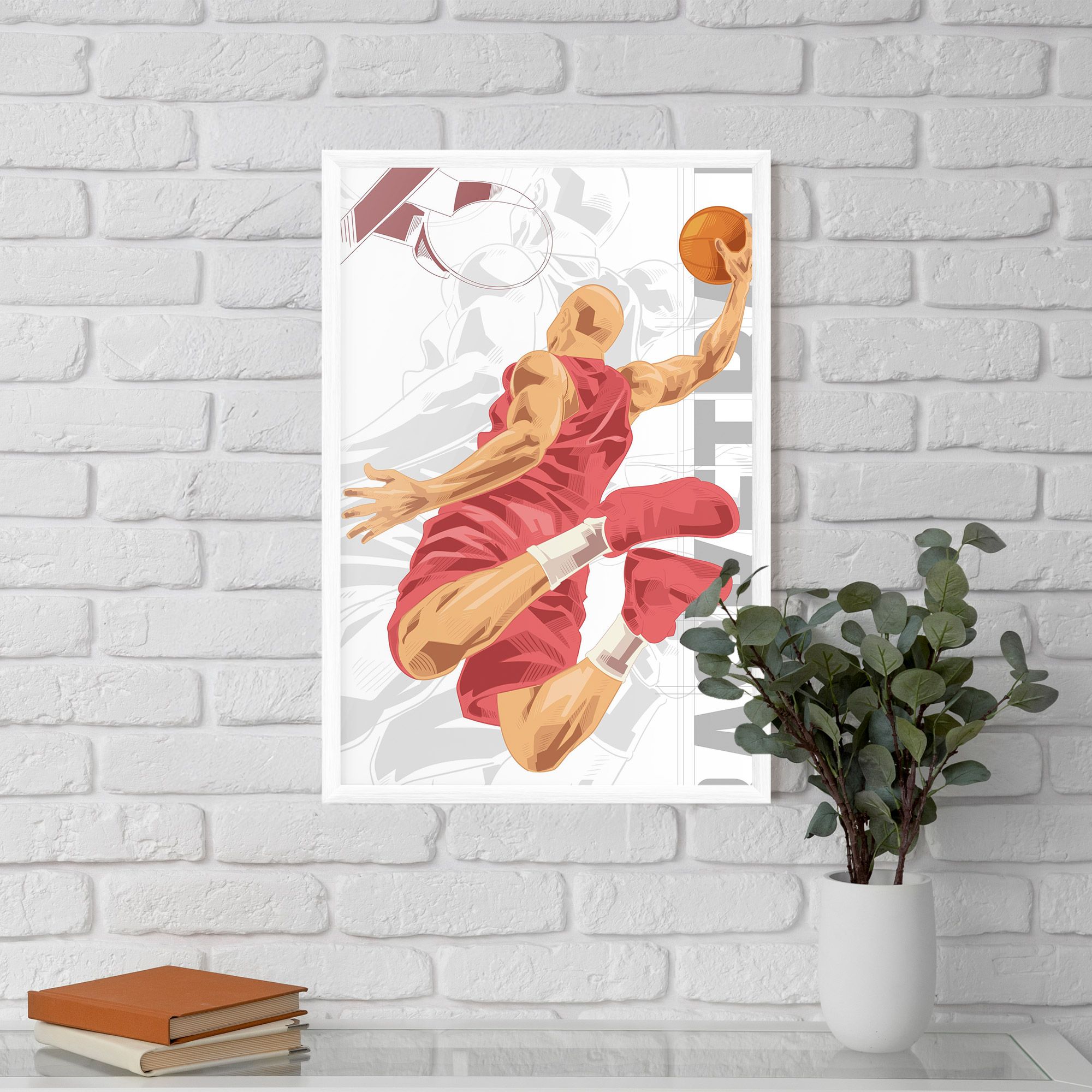Pink Basketball mockup 5