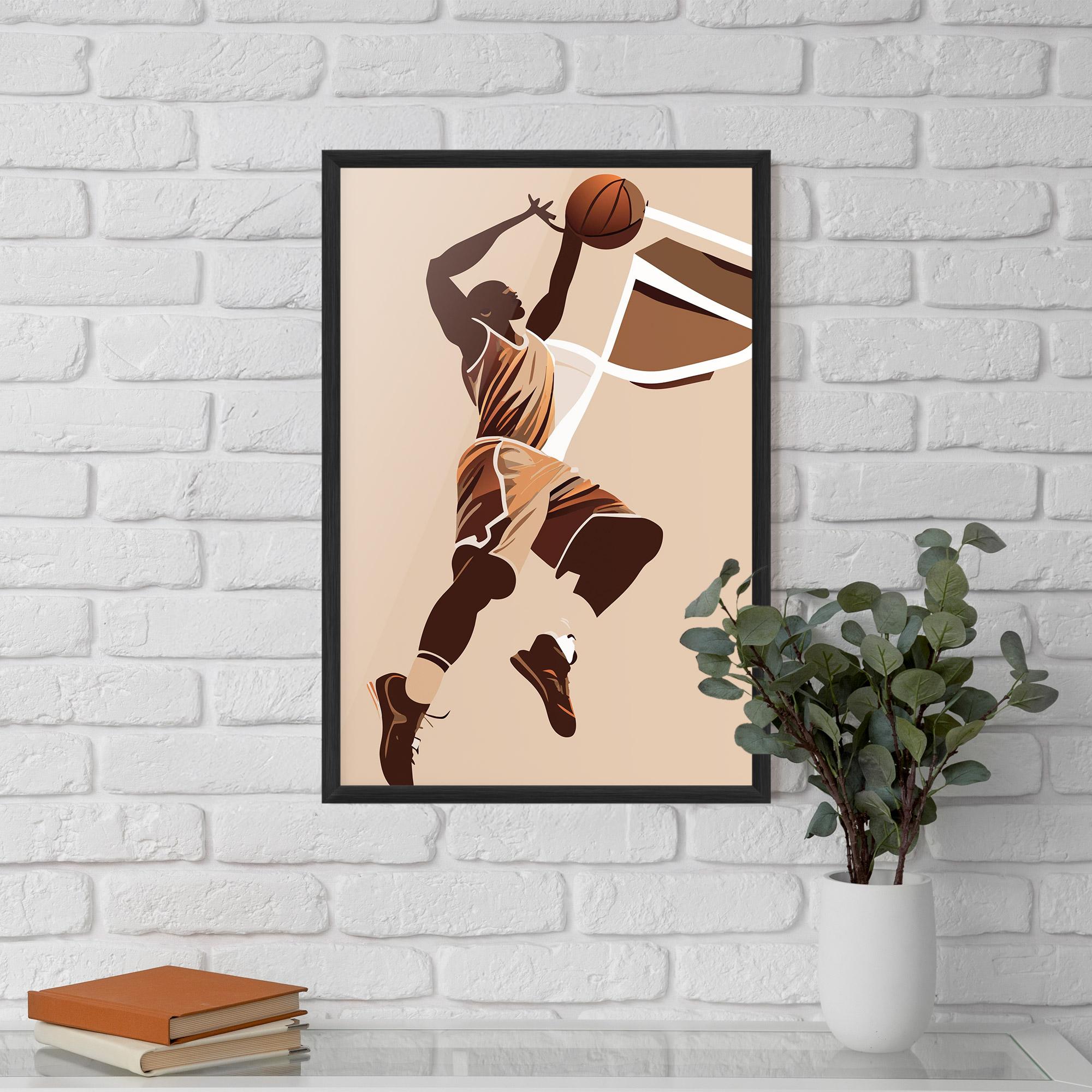 Рамкиран постер Cream Basket mockup 5