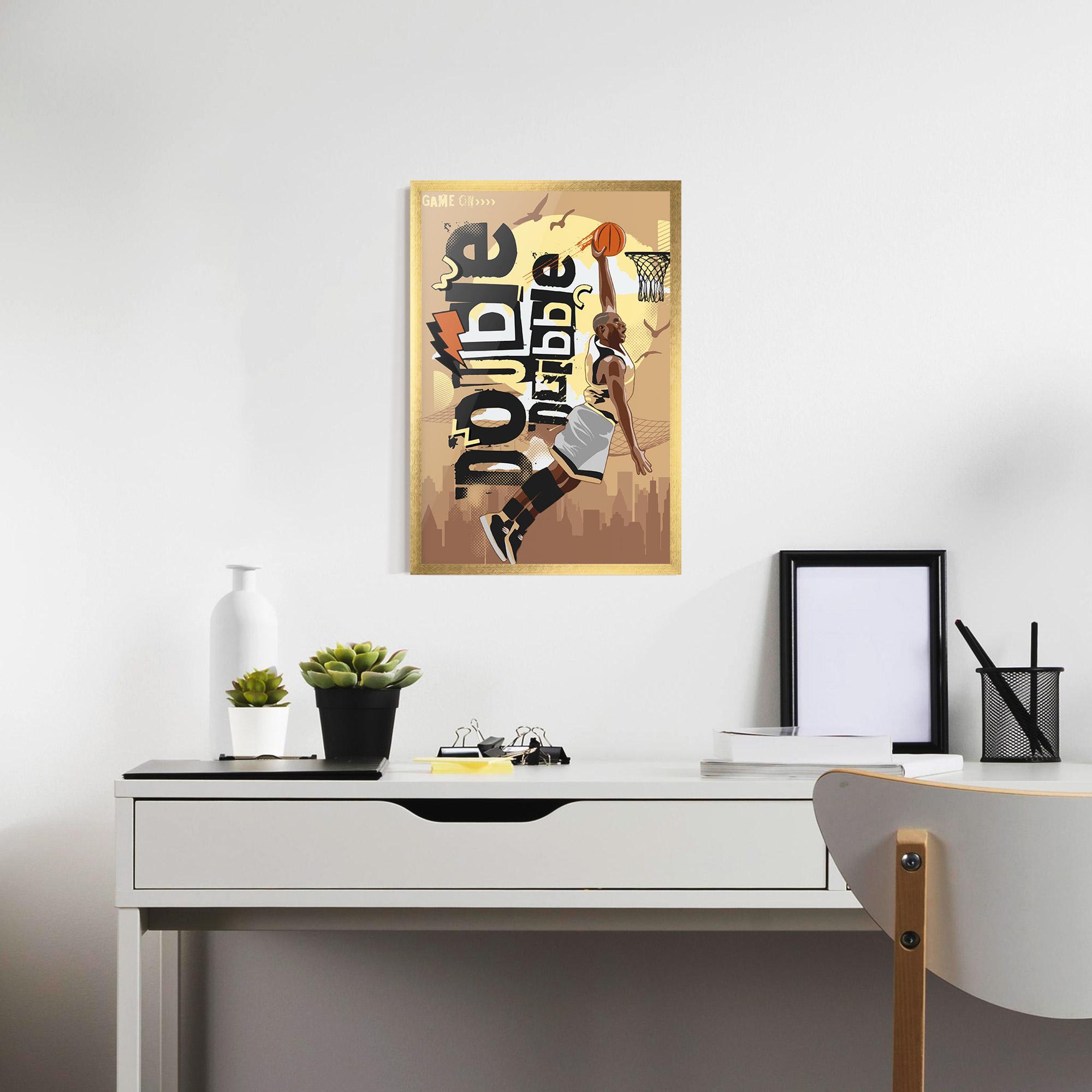 Рамкиран постер Double Dribble mockup 7