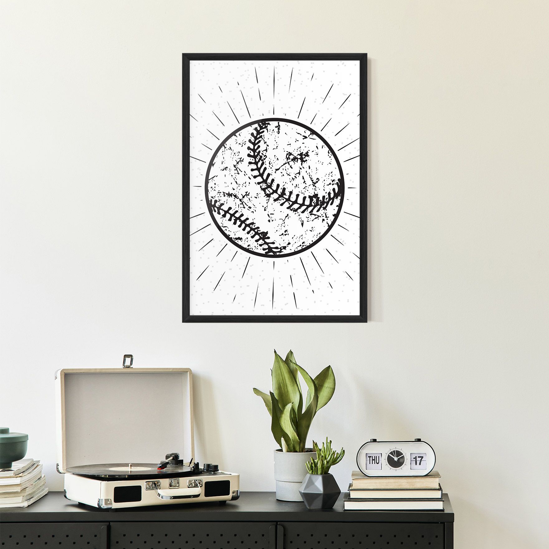 Baseball Ball Line mockup 2