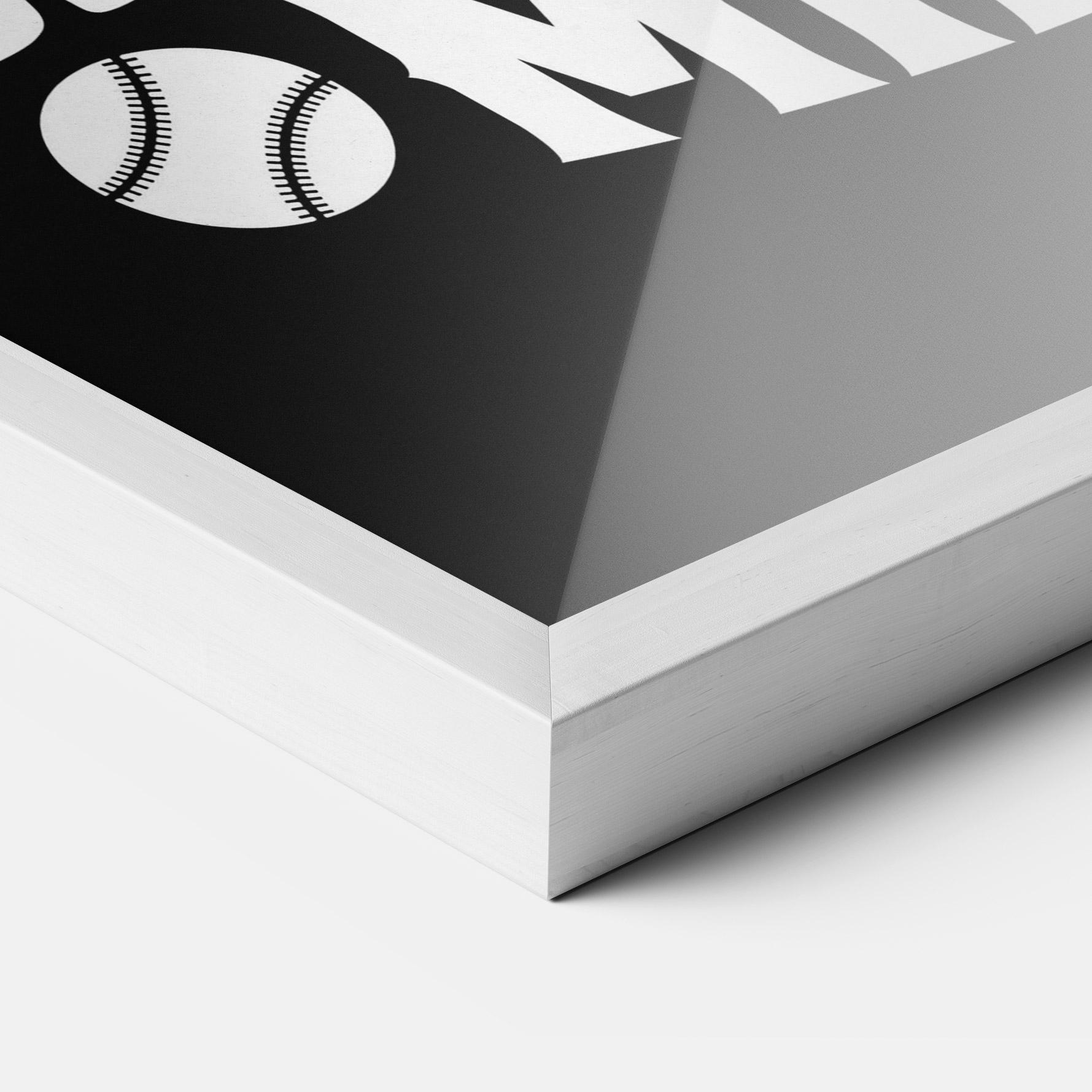 Рамкиран постер Dull Minds mockup 3