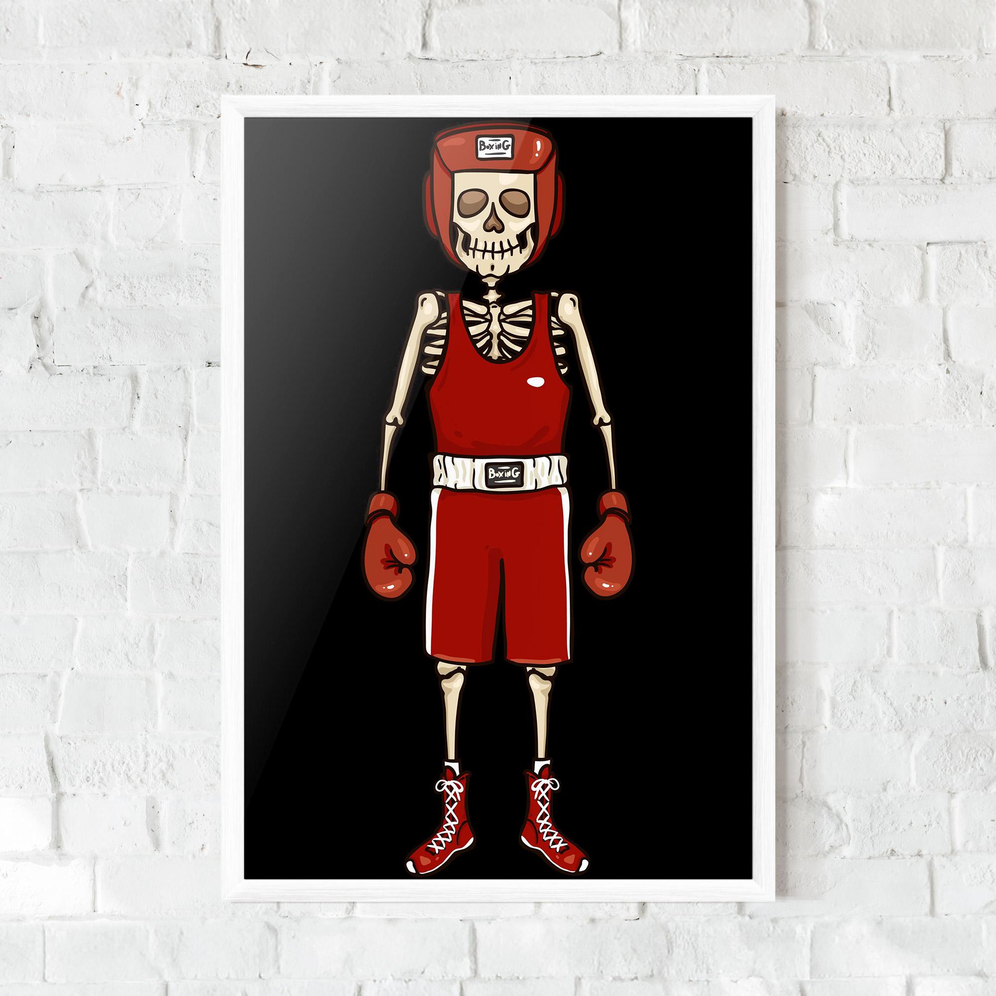 Рамкиран постер Bones Box mockup 0