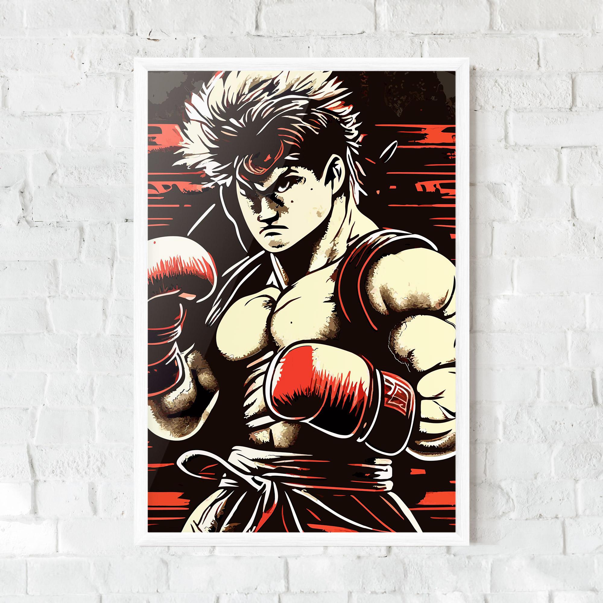 Рамкиран постер Video Game Boxing mockup 0