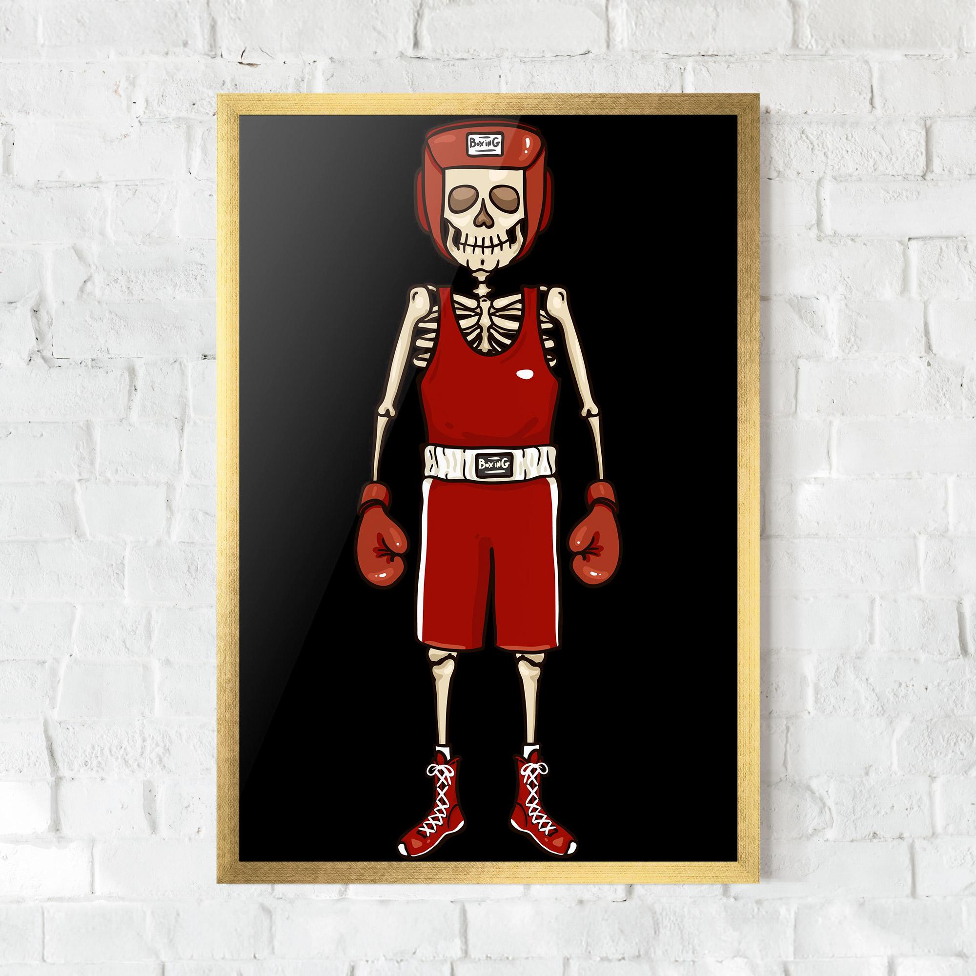 Рамкиран постер Bones Box mockup 0