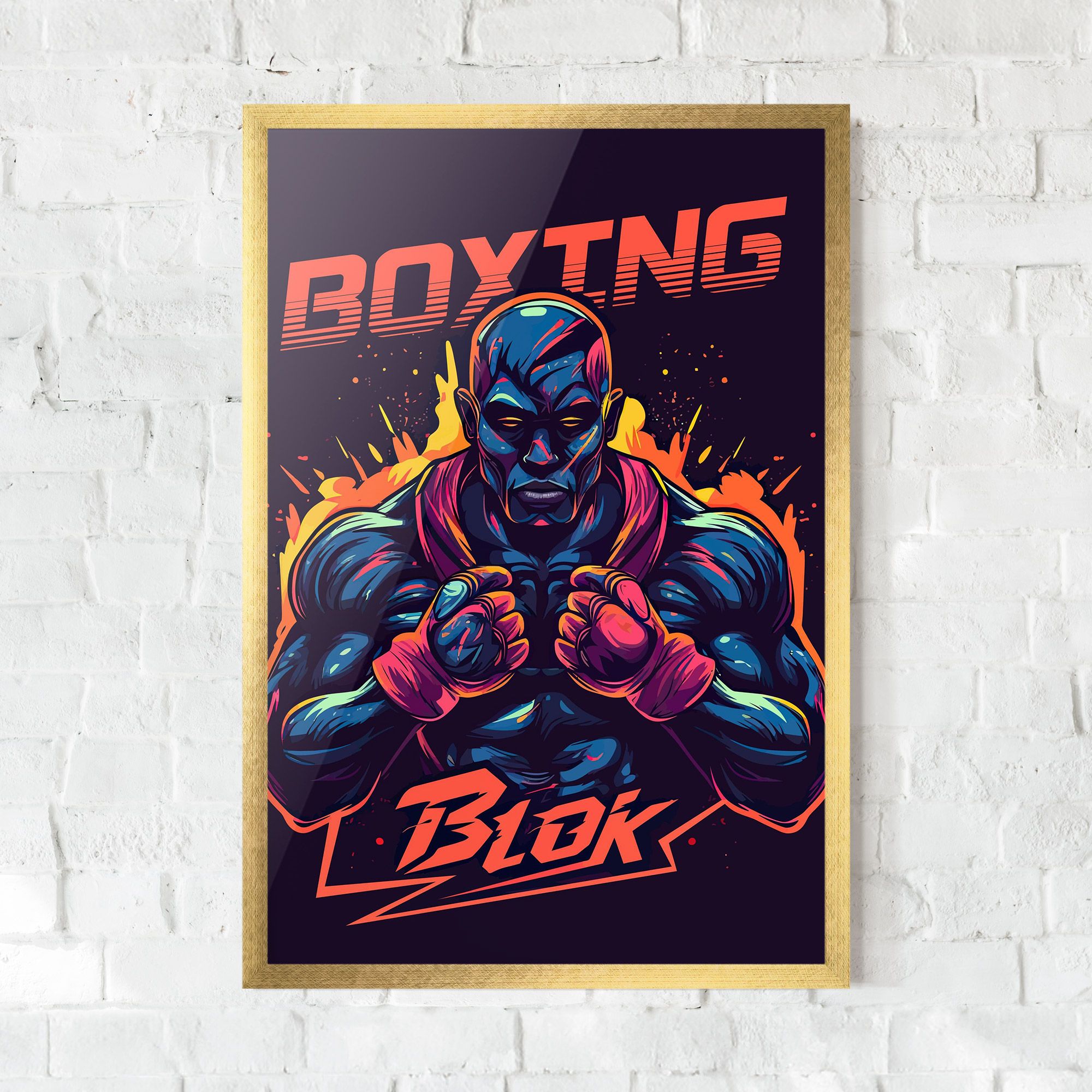 Boxing Blok mockup 0