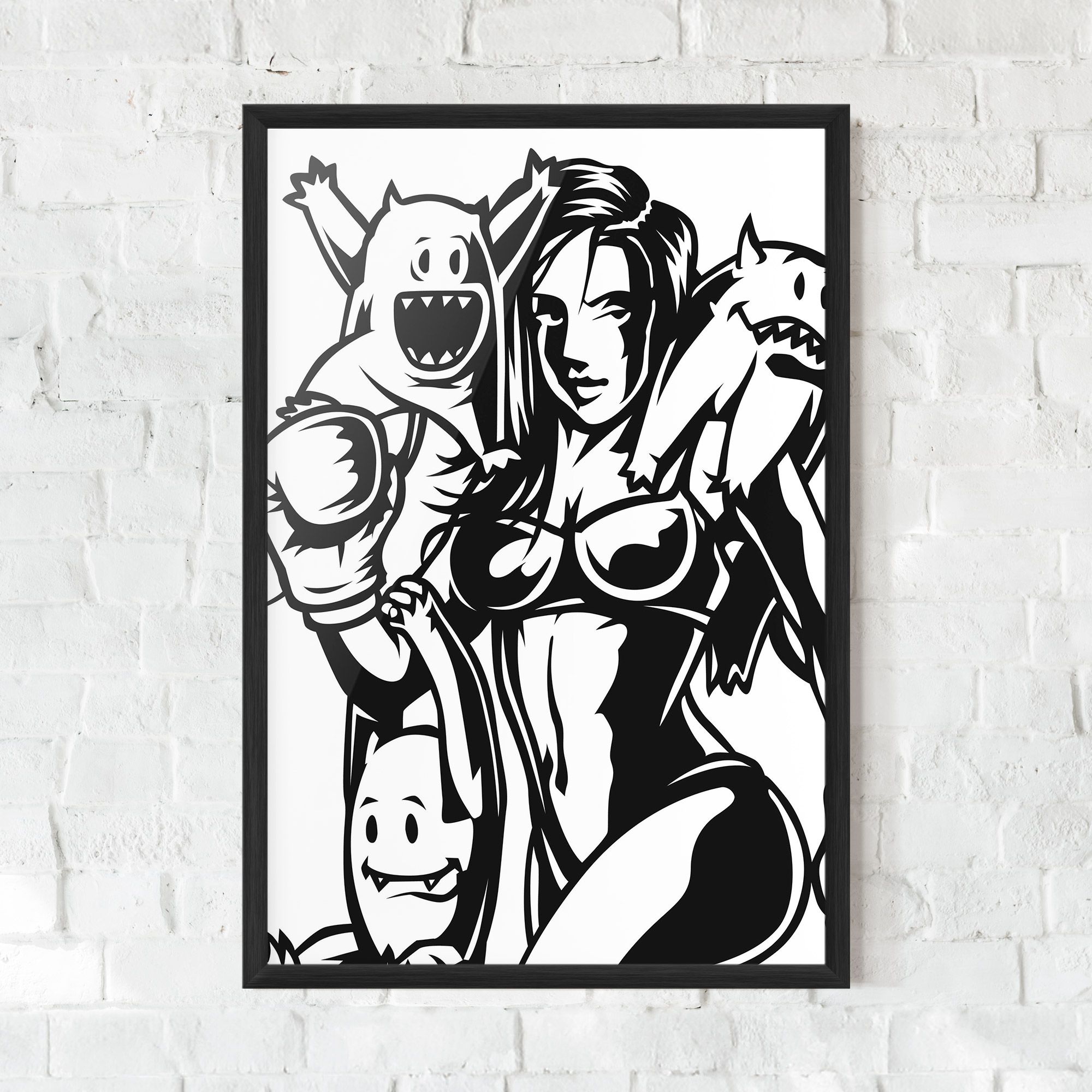 Woman Boxing mockup 0