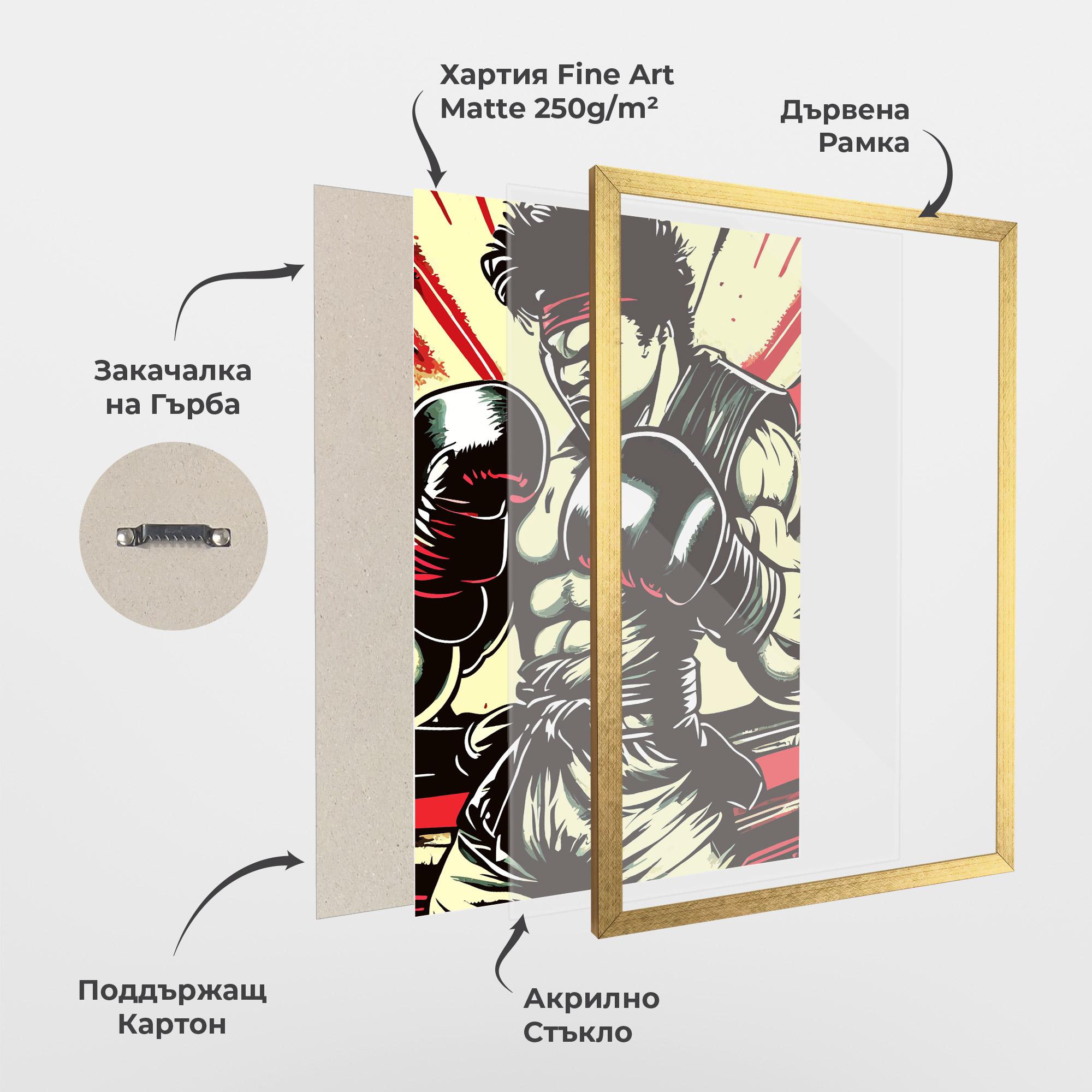 Рамкиран постер Box Video Game mockup 1