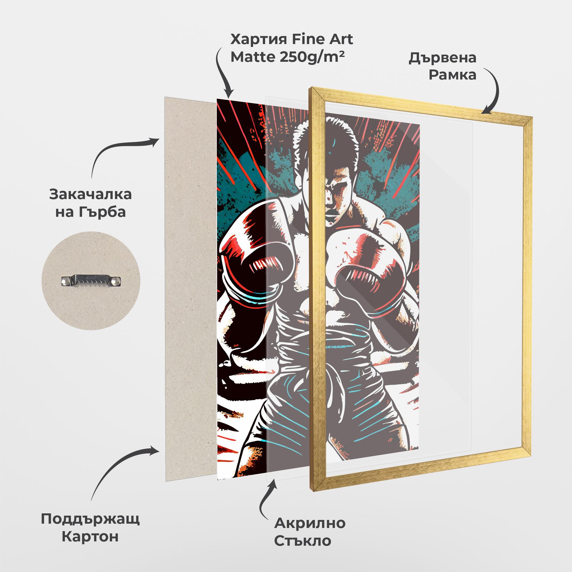 Рамкиран постер Box Video Games mockup 1