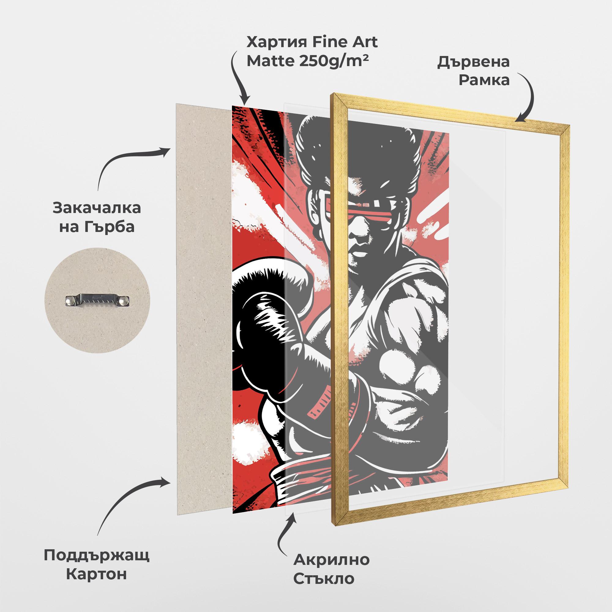 Рамкиран постер Video Game Box mockup 1