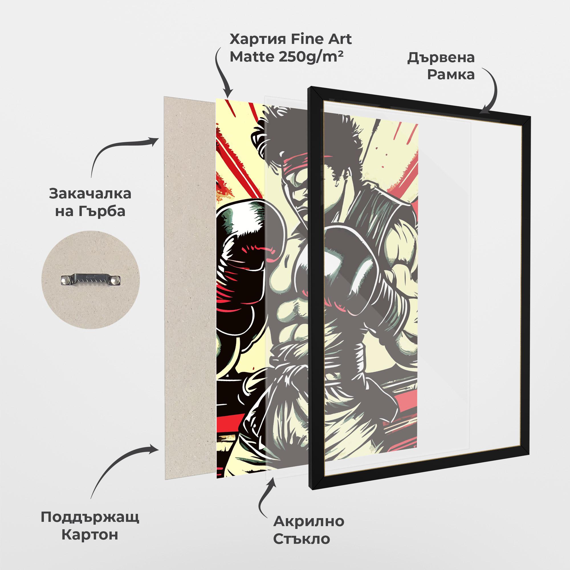 Рамкиран постер Box Video Game mockup 1