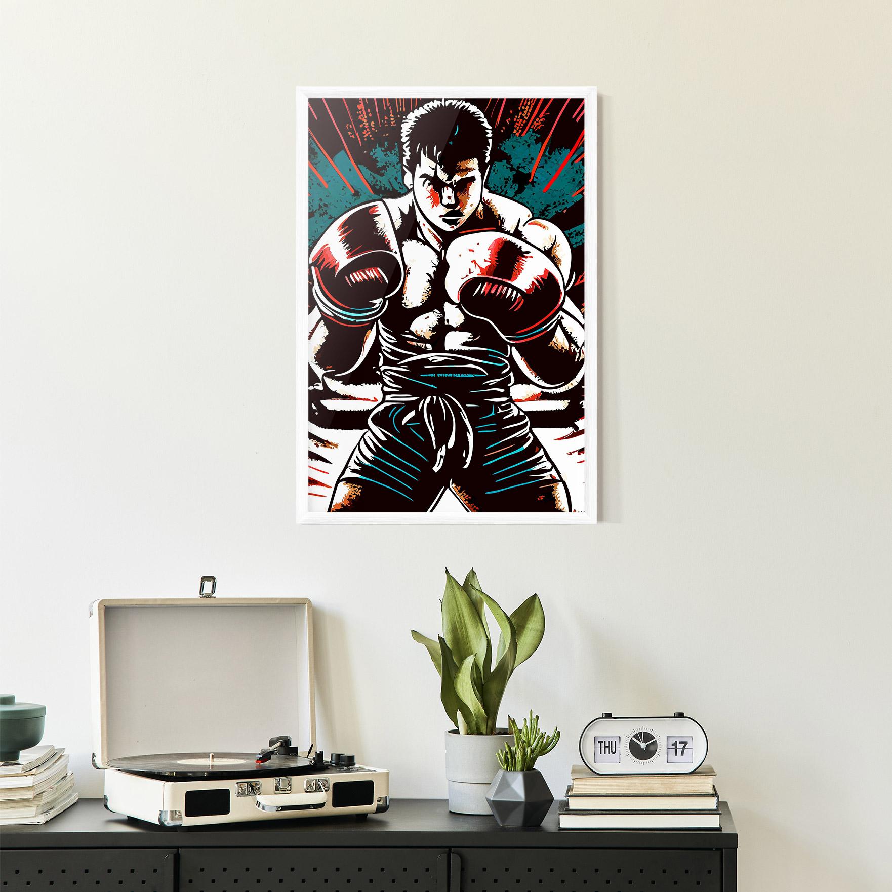 Рамкиран постер Box Video Games mockup 2