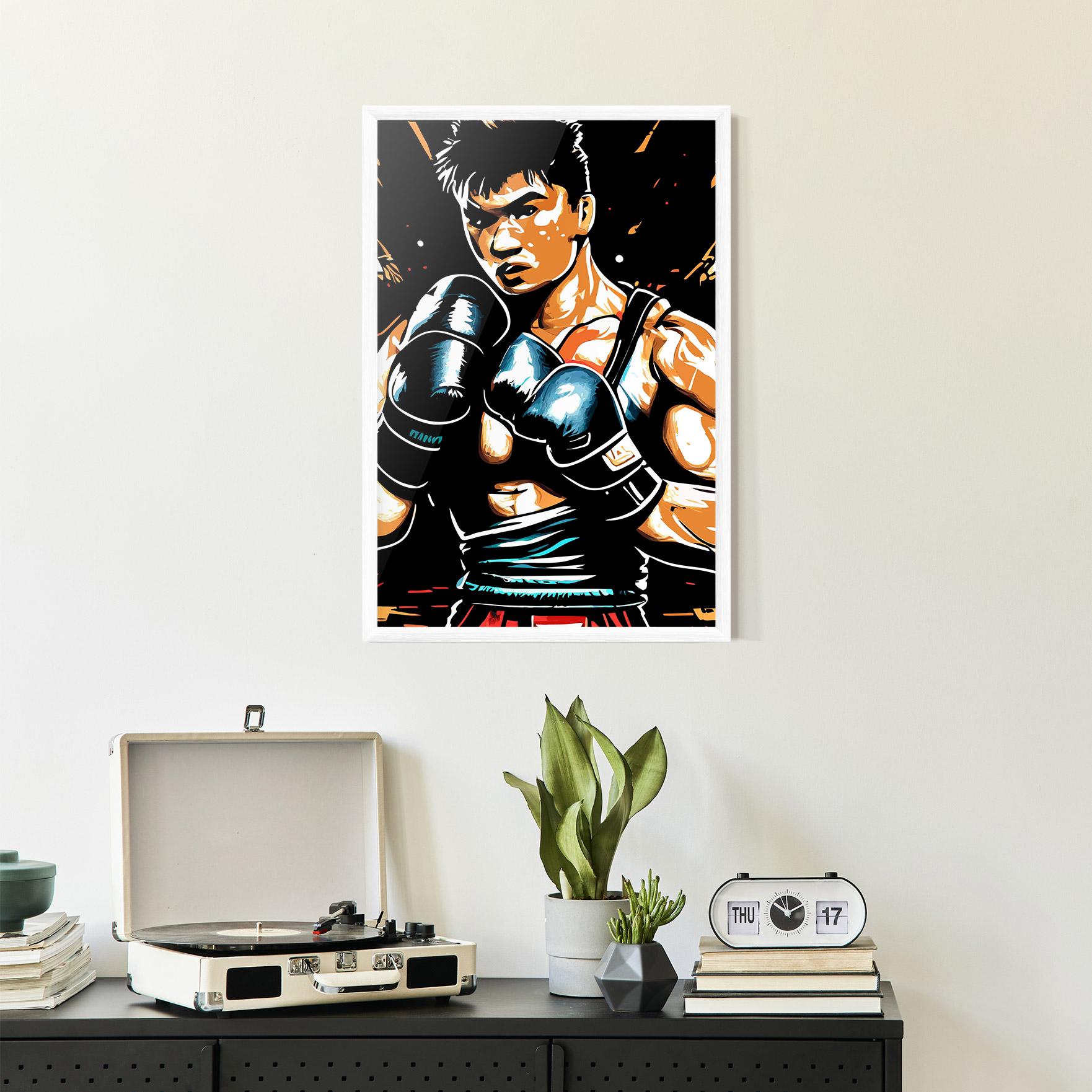 Рамкиран постер Video Box Game mockup 2