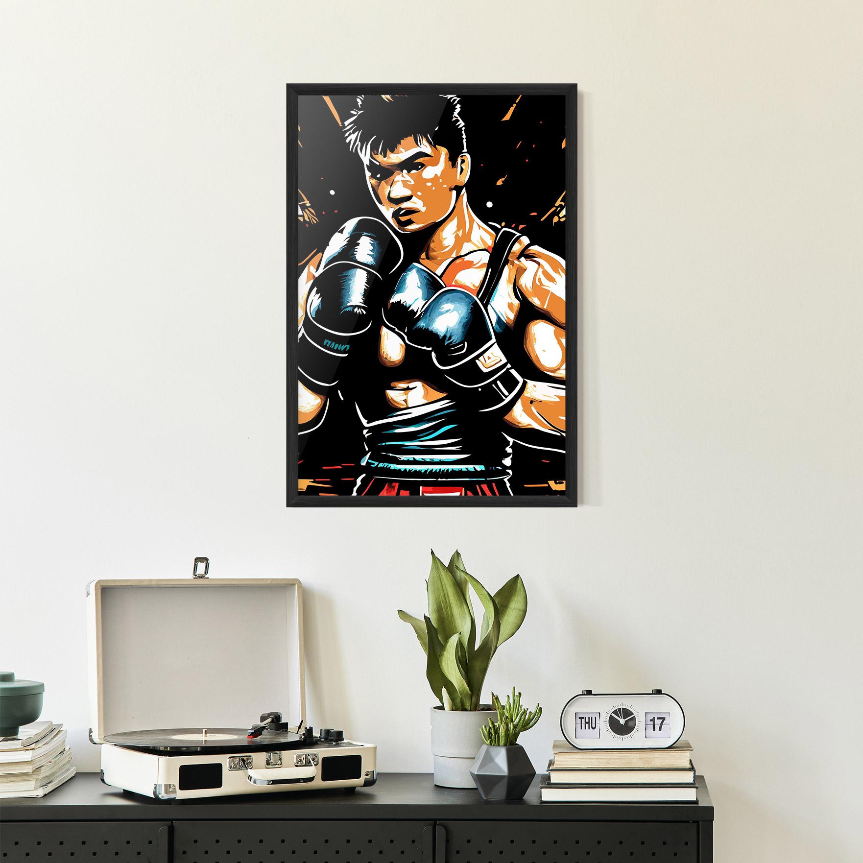 Рамкиран постер Video Box Game mockup 2