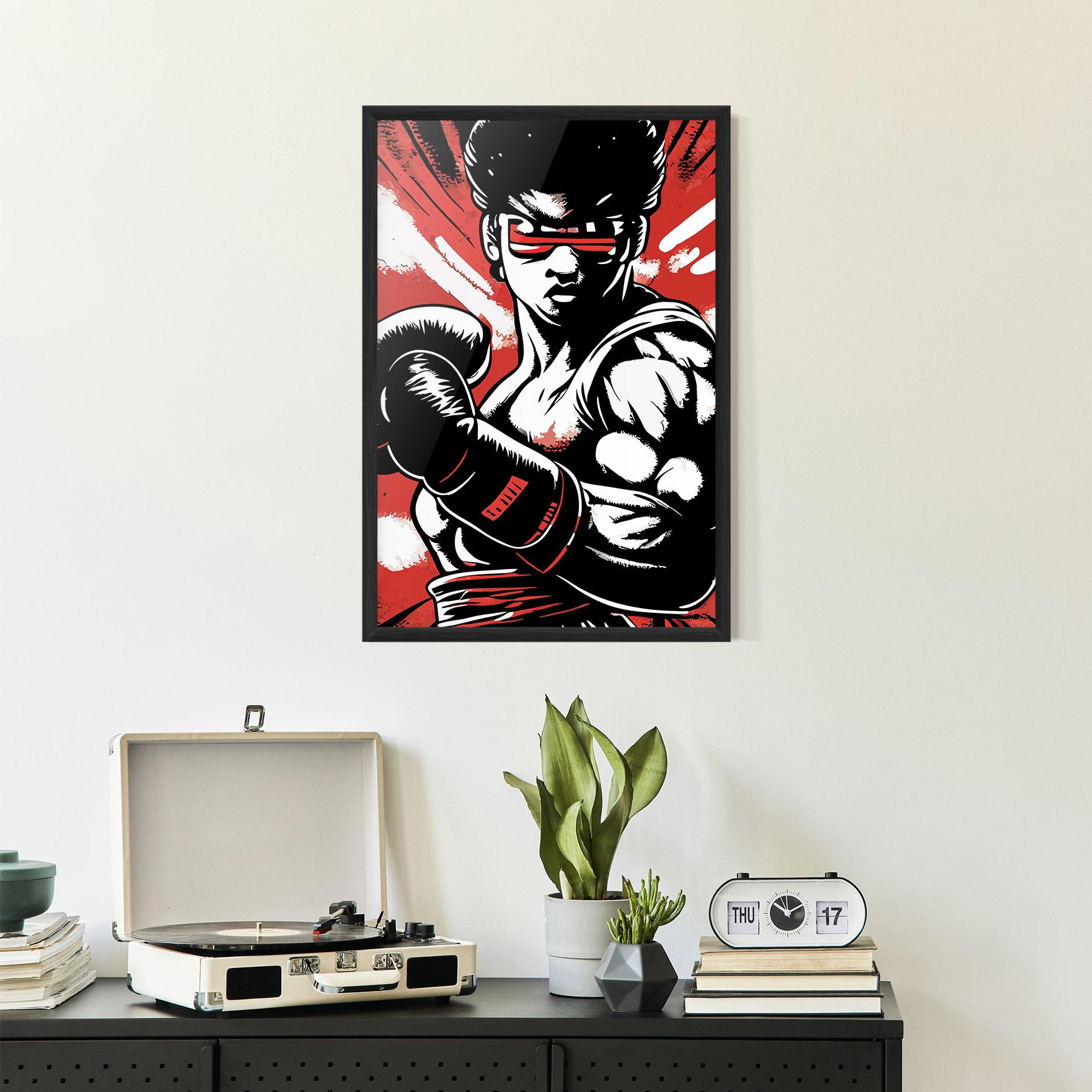 Рамкиран постер Video Game Box mockup 2