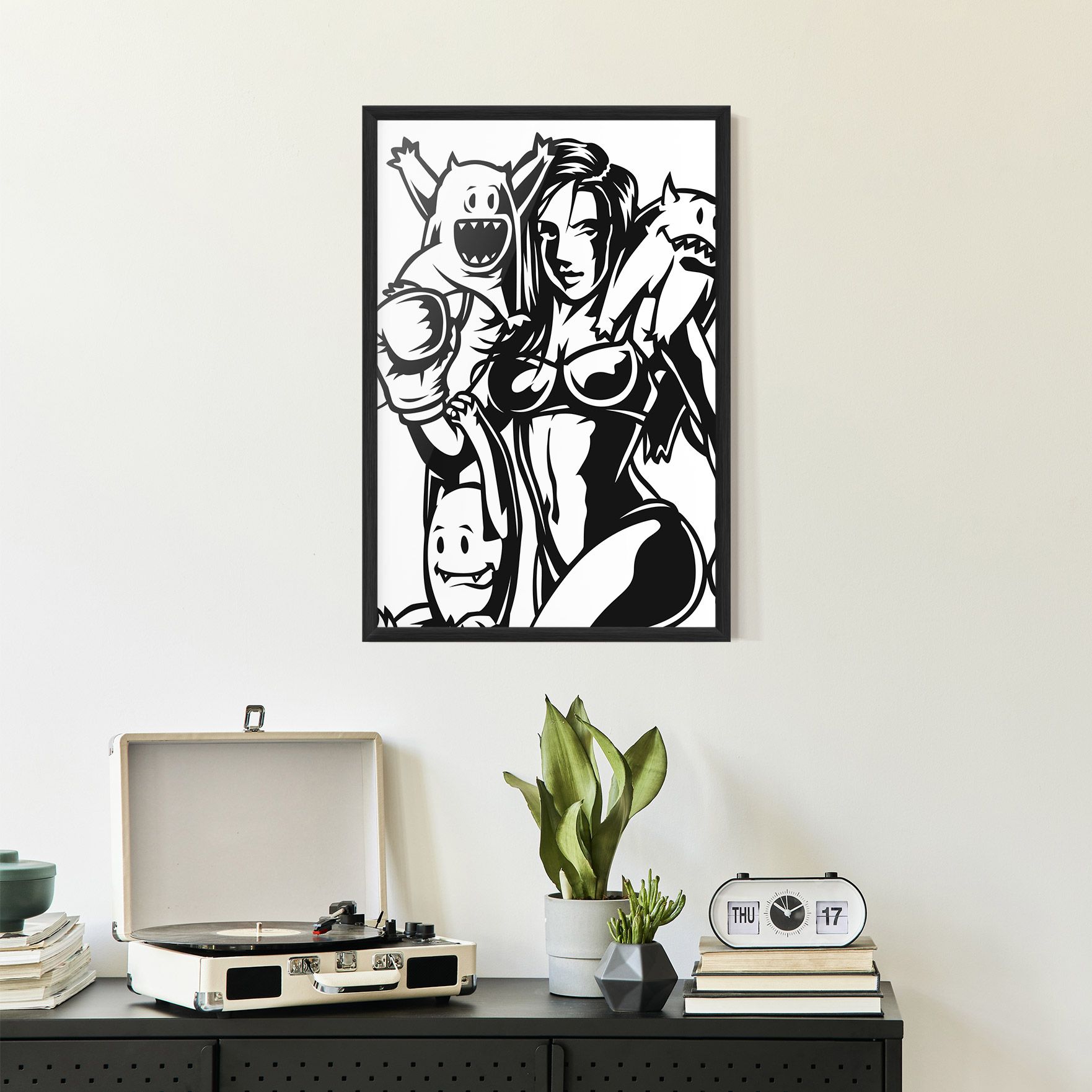 Woman Boxing mockup 2