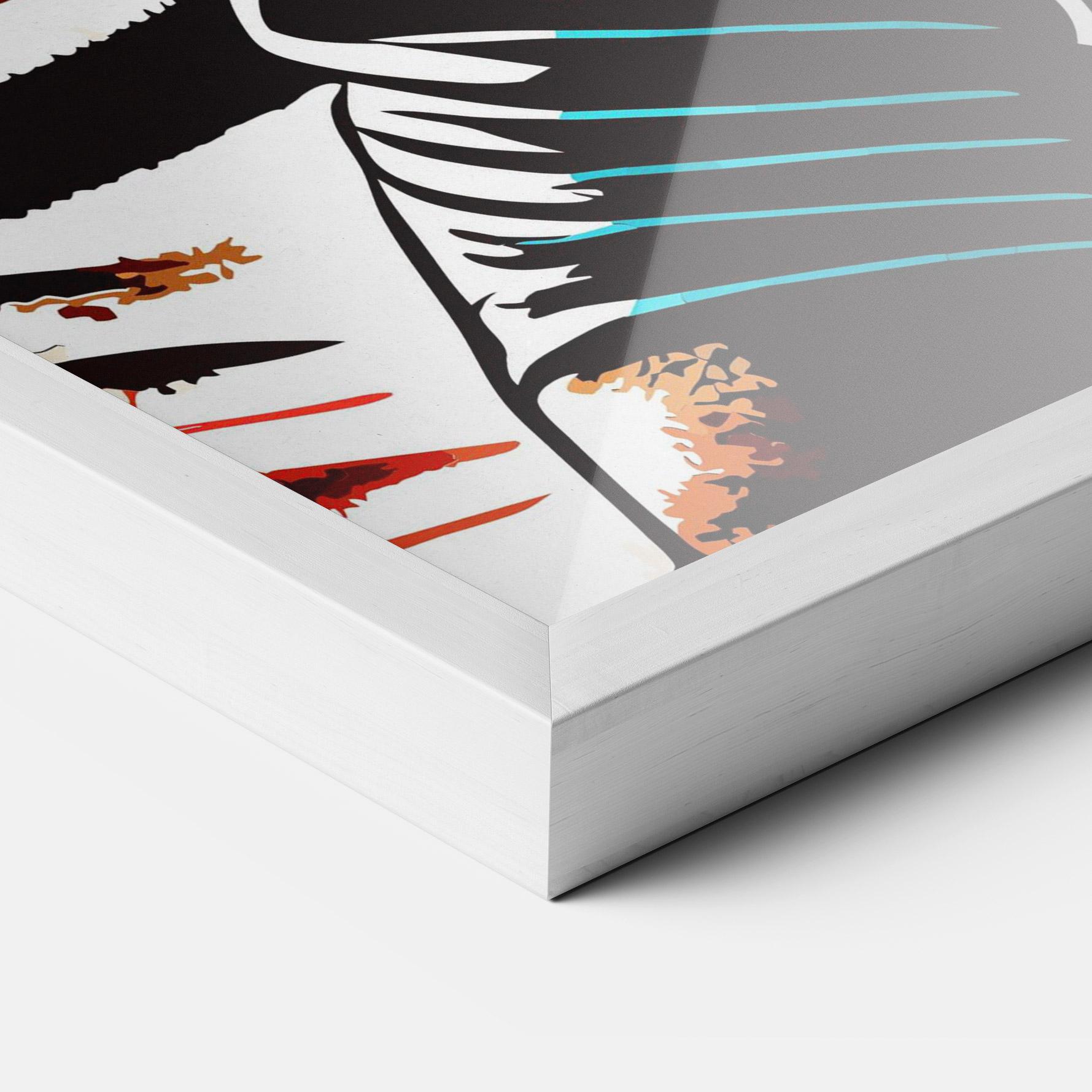 Рамкиран постер Box Video Games mockup 3