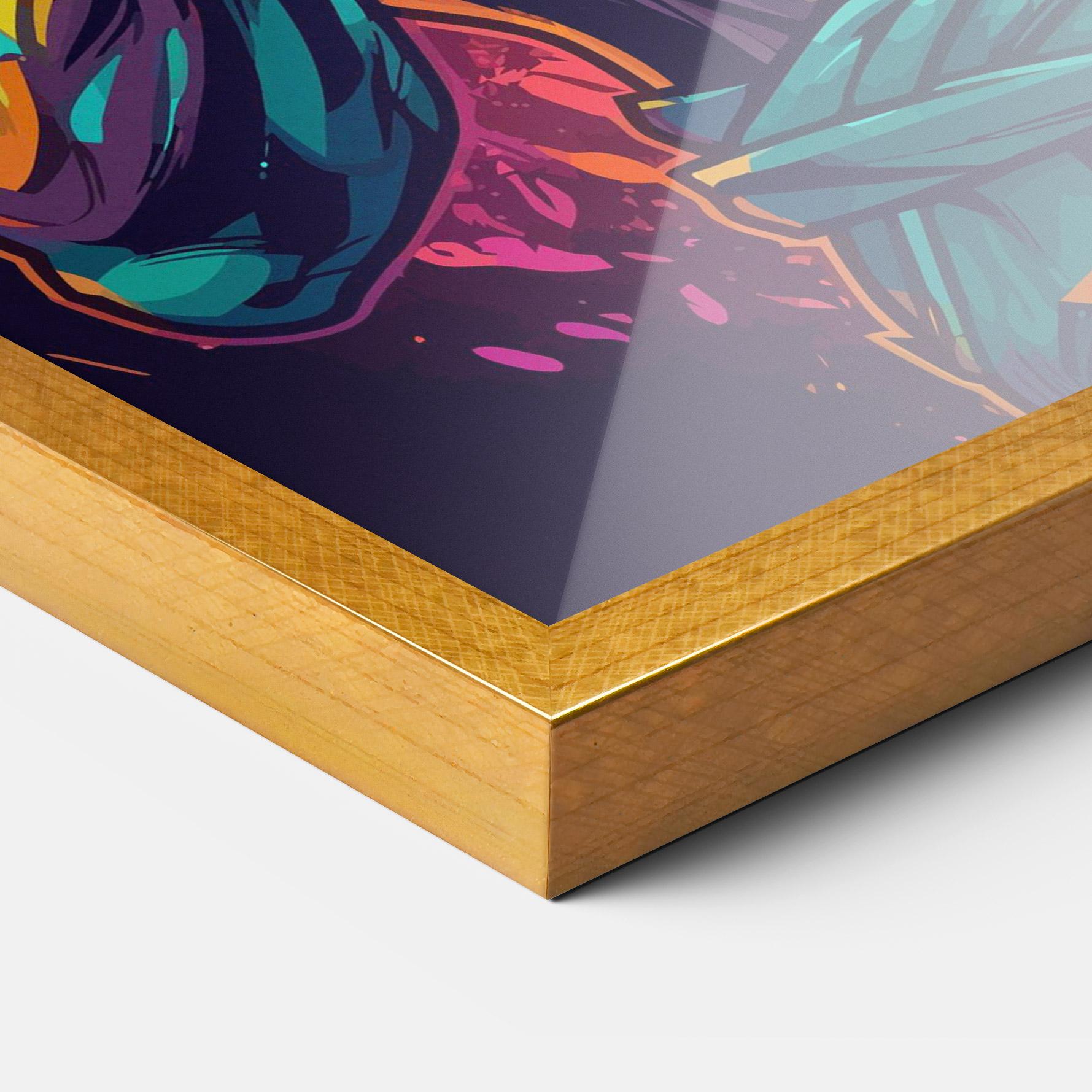 Рамкиран постер Box Ing mockup 3