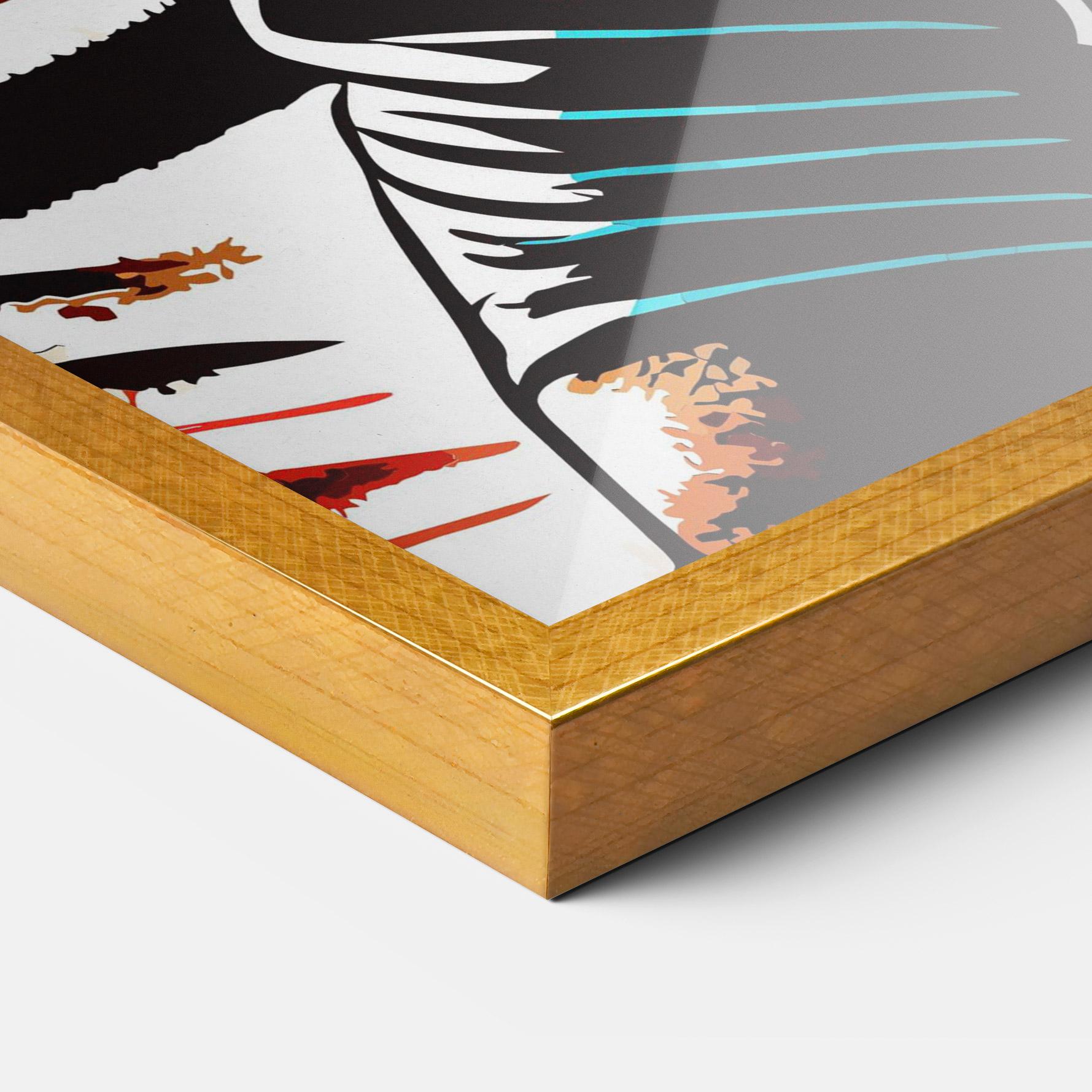 Рамкиран постер Box Video Games mockup 3