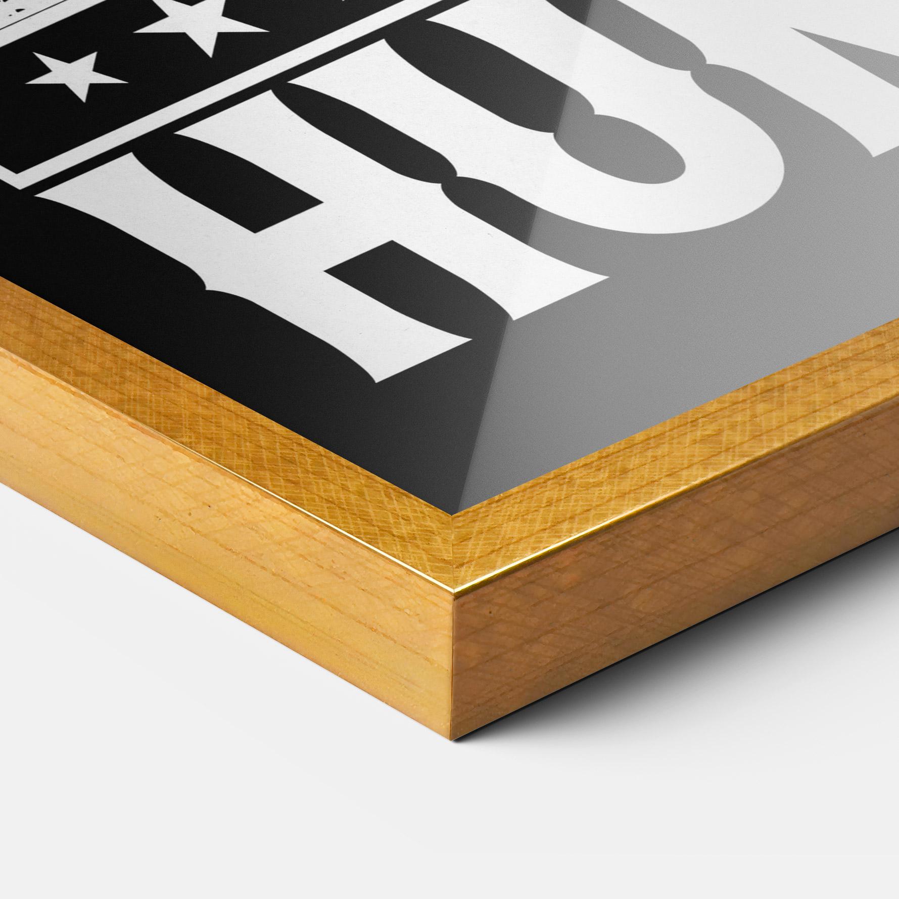 Рамкиран постер Boxing Hunger mockup 3